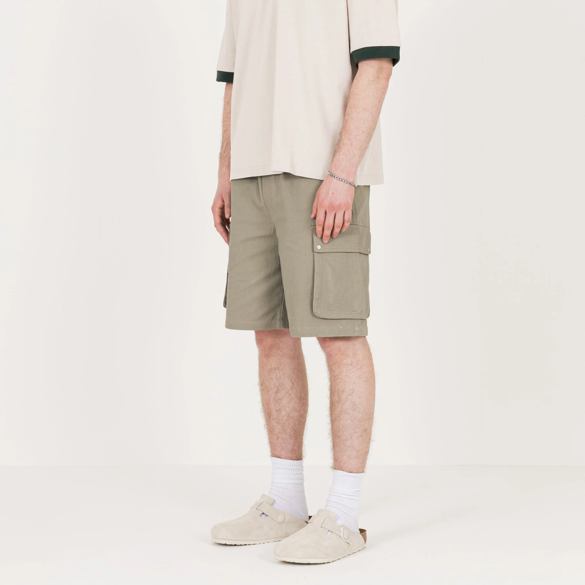Cargo Short - Moss Green - Image 3