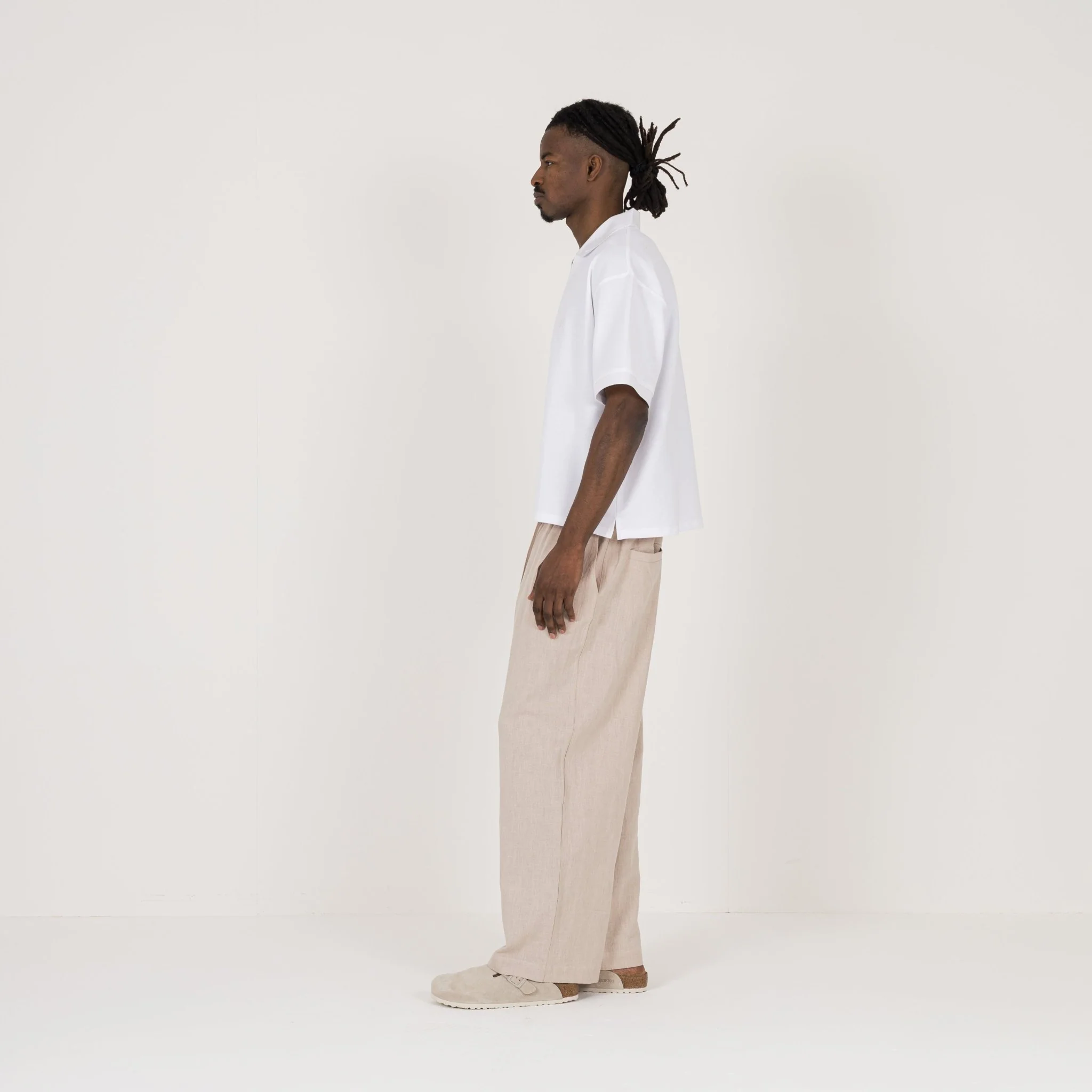 Cropped Polo - White - Image 6