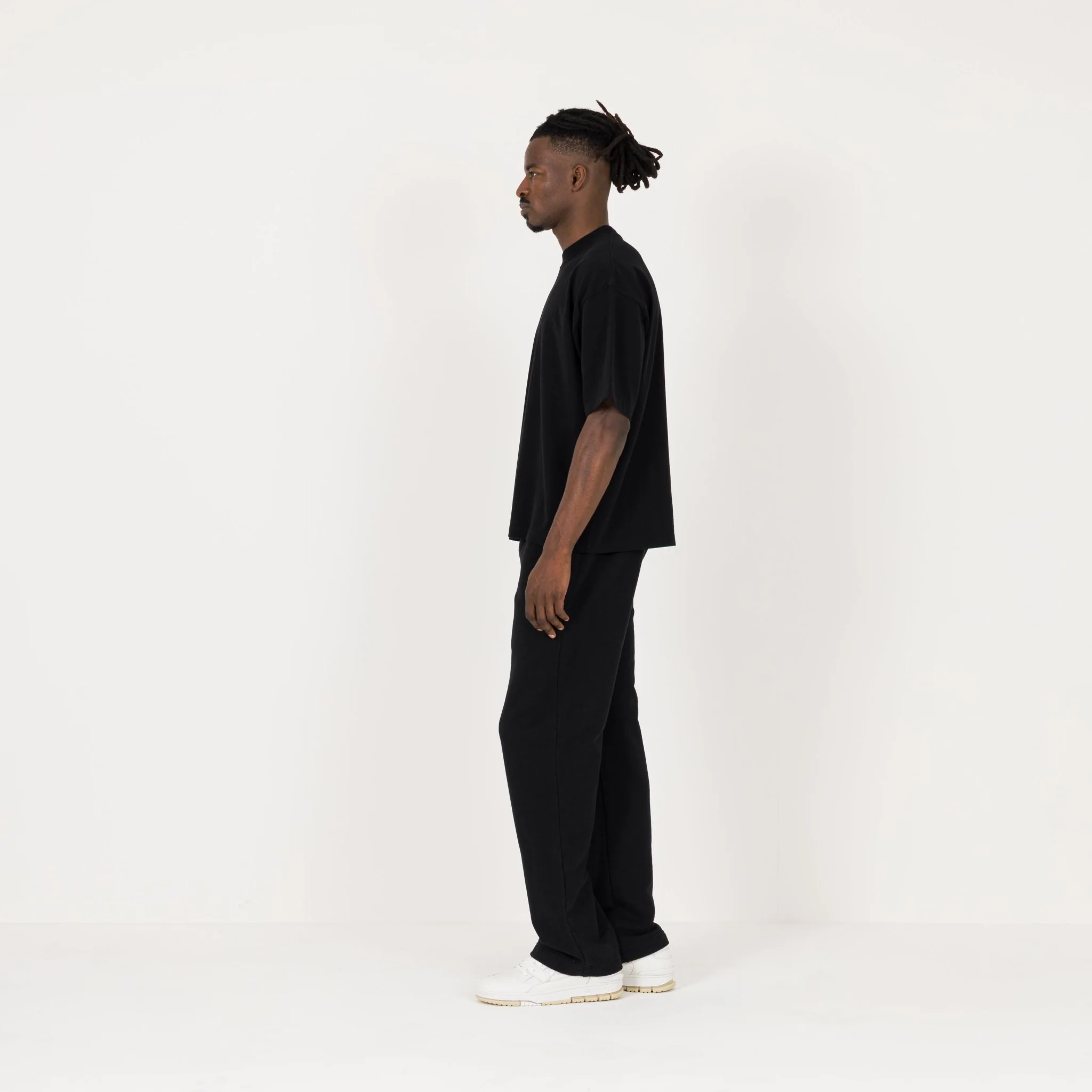 Cropped T-Shirt - Black - Image 6