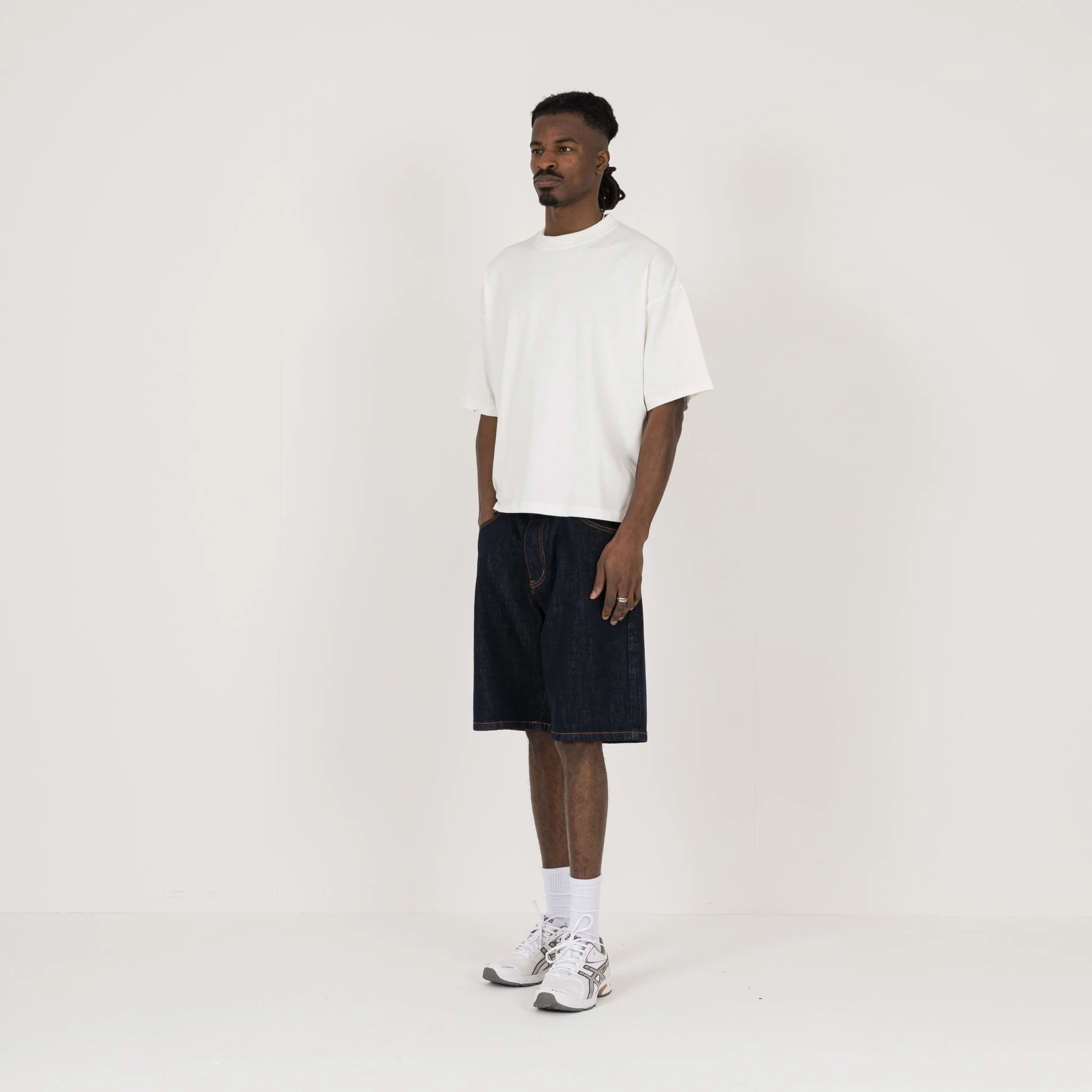 Cropped T-Shirt - Bone White - Image 5