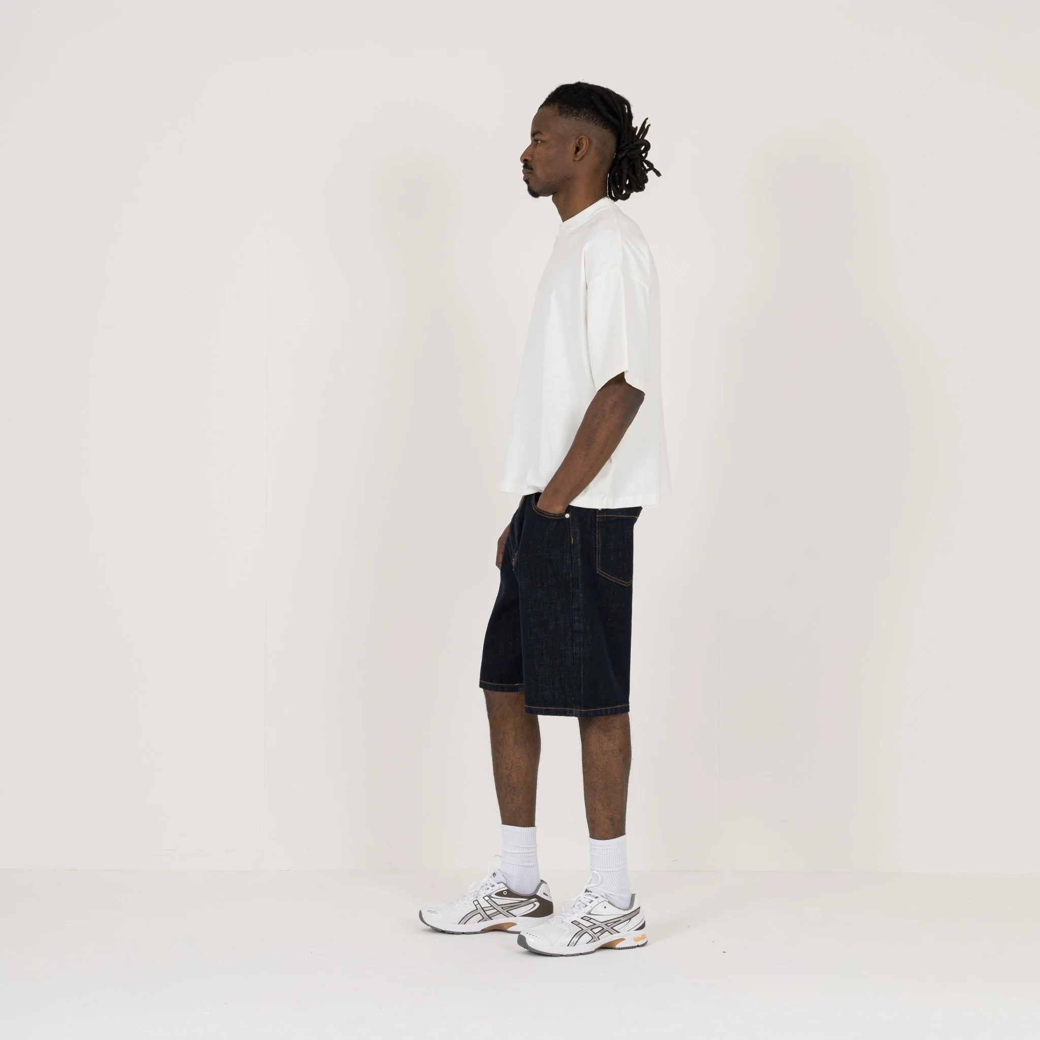 Cropped T-Shirt - Bone White - Image 6