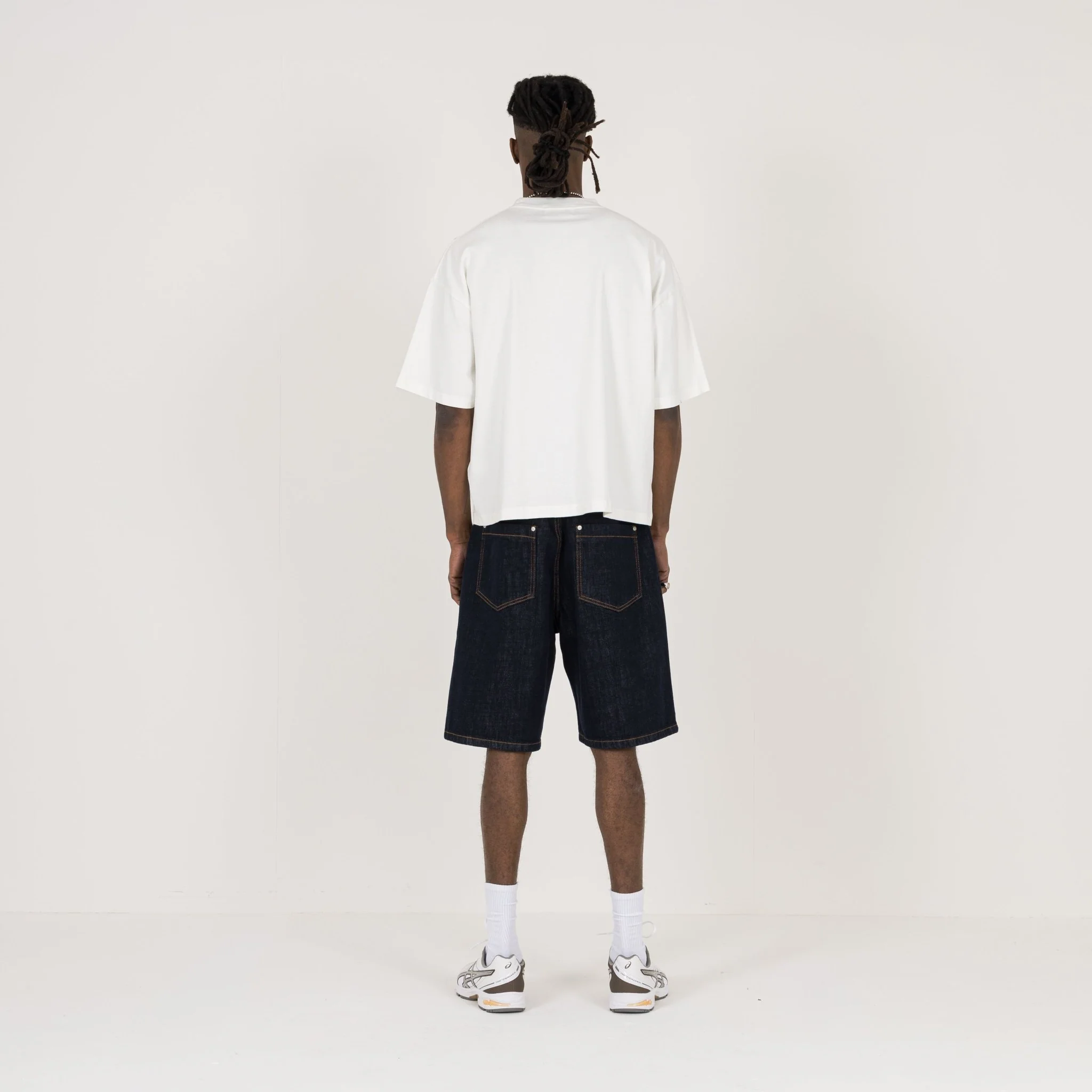 Cropped T-Shirt - Bone White - Image 7