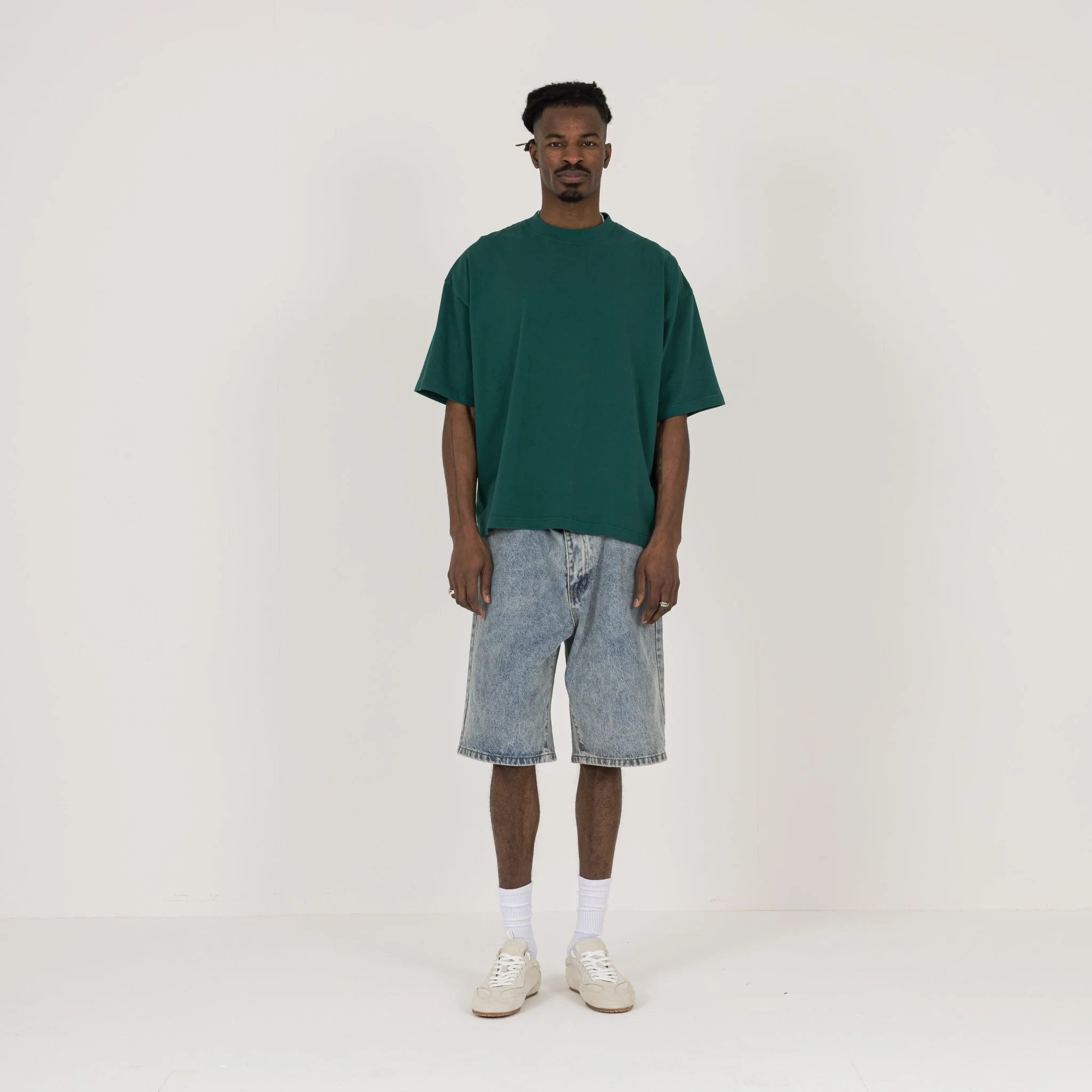 Cropped T-Shirt - Evergreen - Image 4