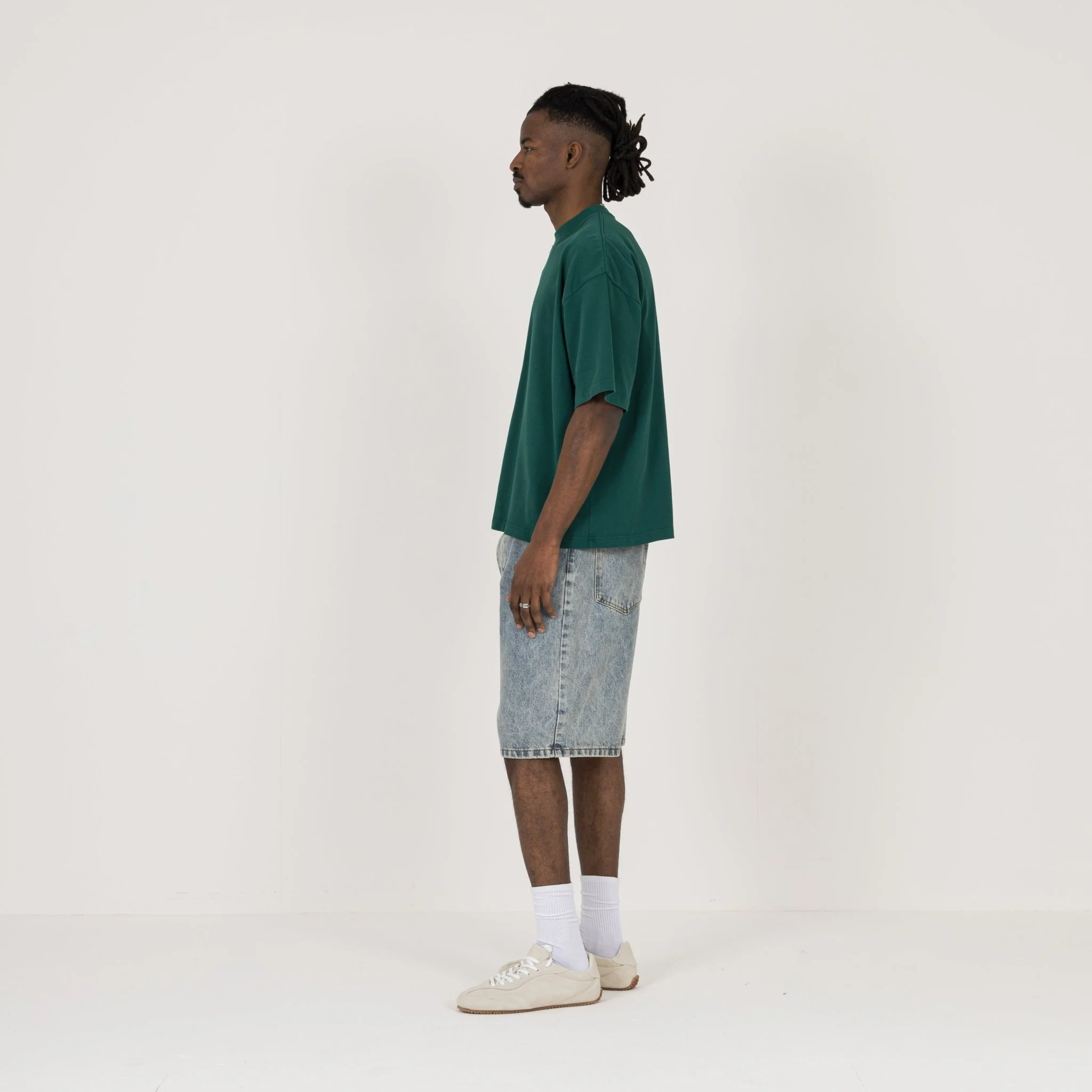 Cropped T-Shirt - Evergreen - Image 6