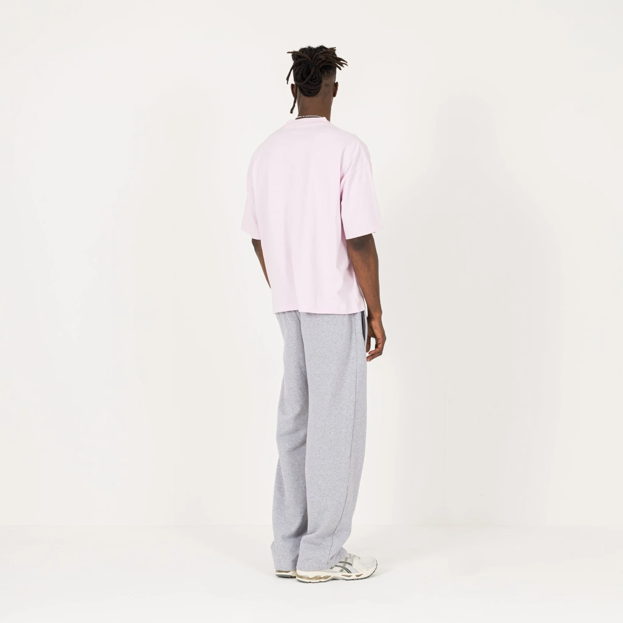 Cropped T-Shirt - Light Pink - Image 7