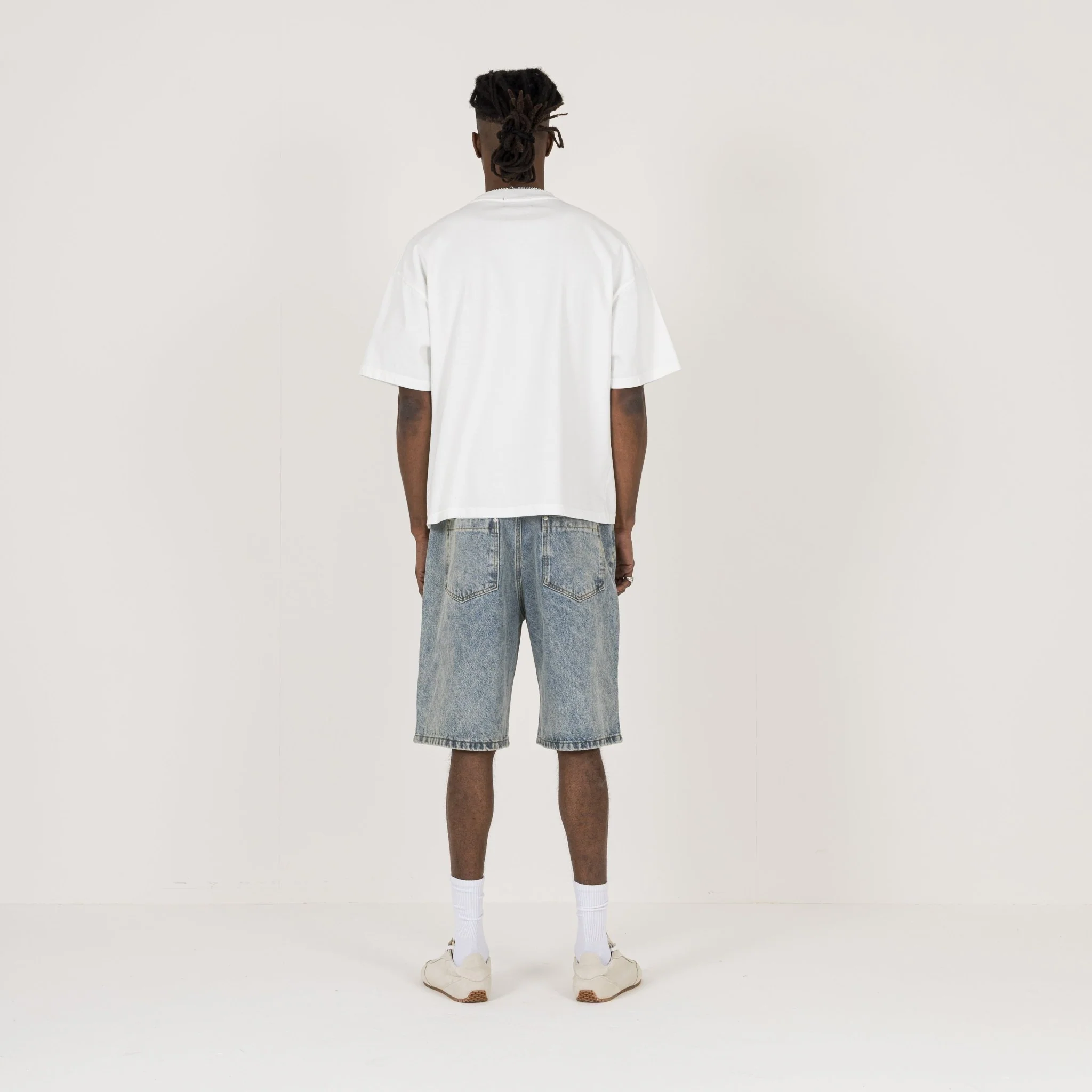 Cropped T-Shirt - White - Image 7