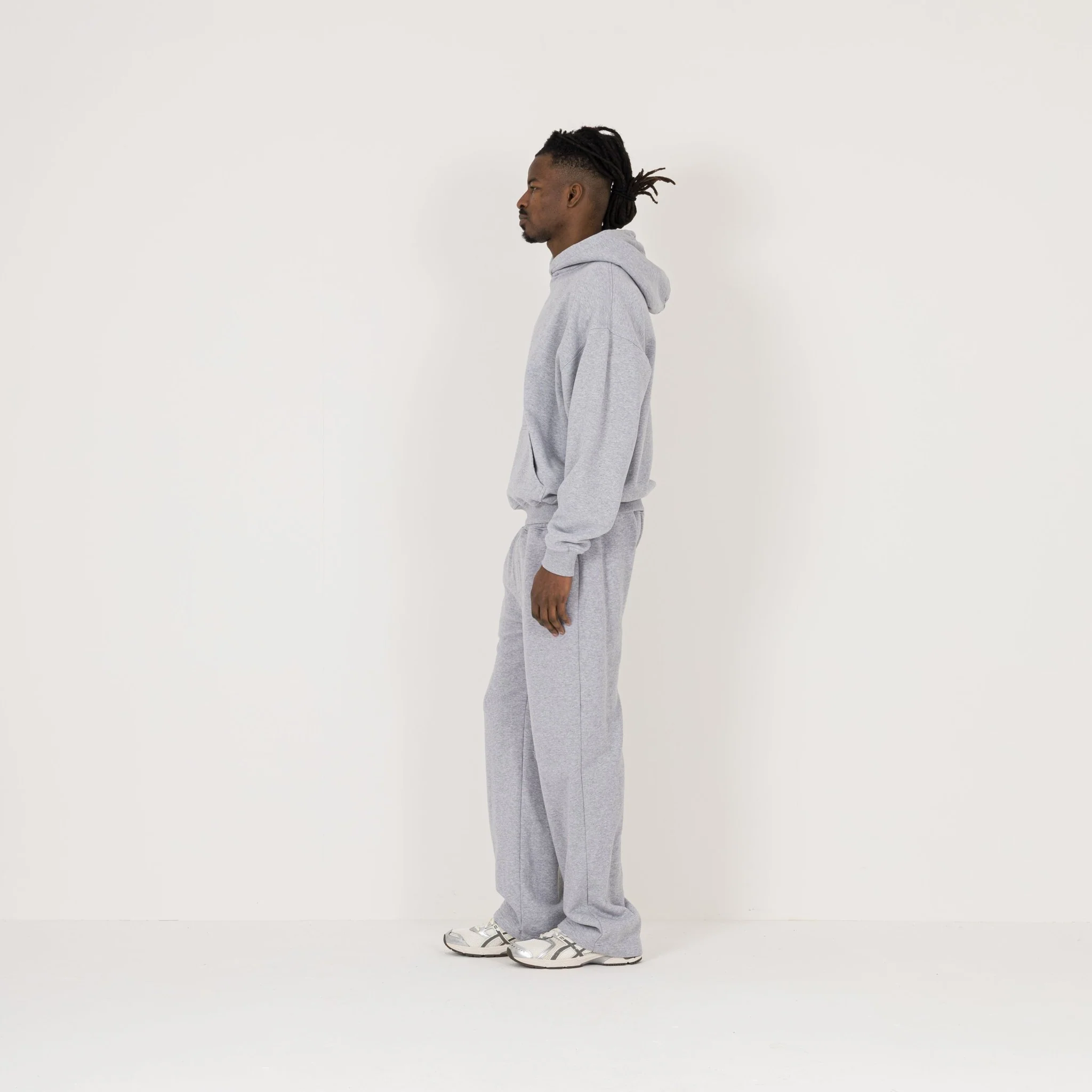 Hoodie - Light Marl Grey - Image 6