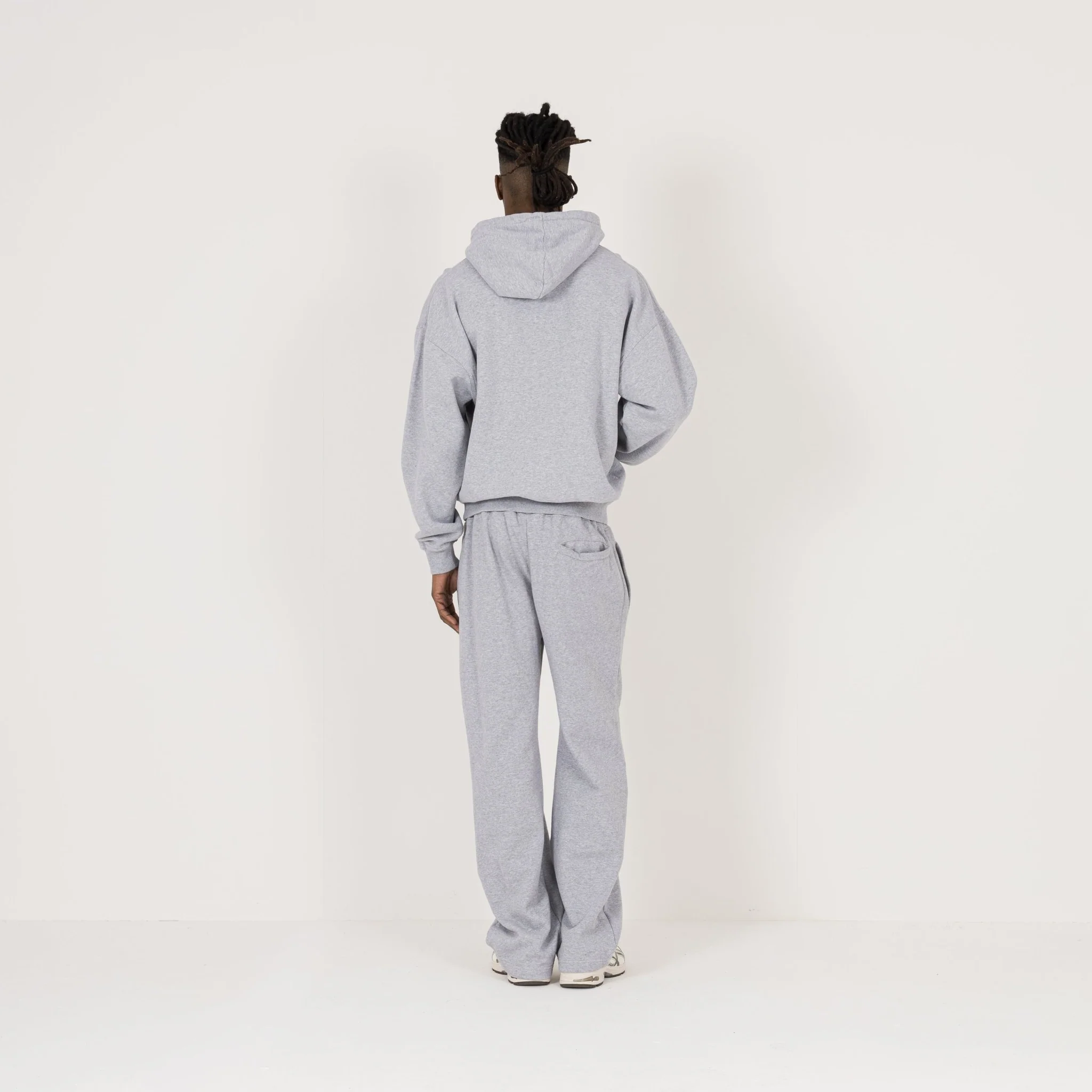 Hoodie - Light Marl Grey - Image 7