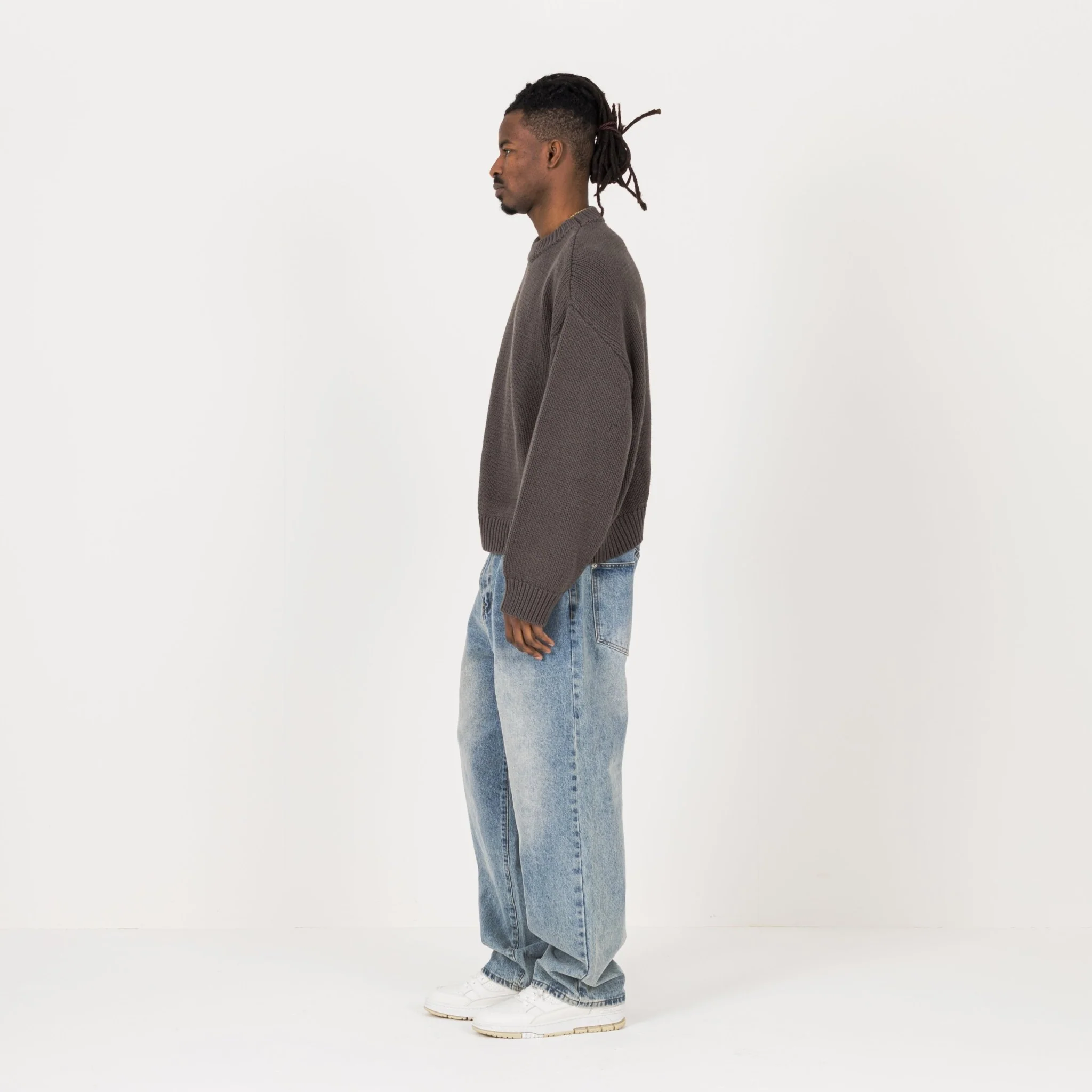 Knitted Sweatshirt - Sable - Image 6