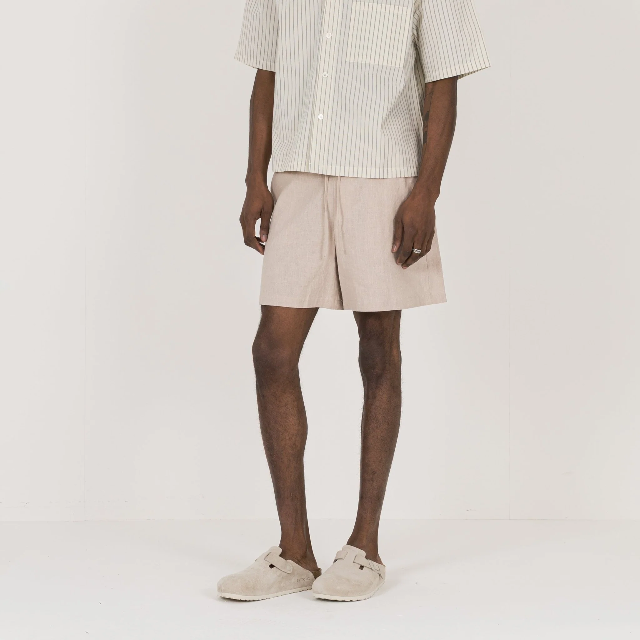 Linen Short - Ecru - Image 3