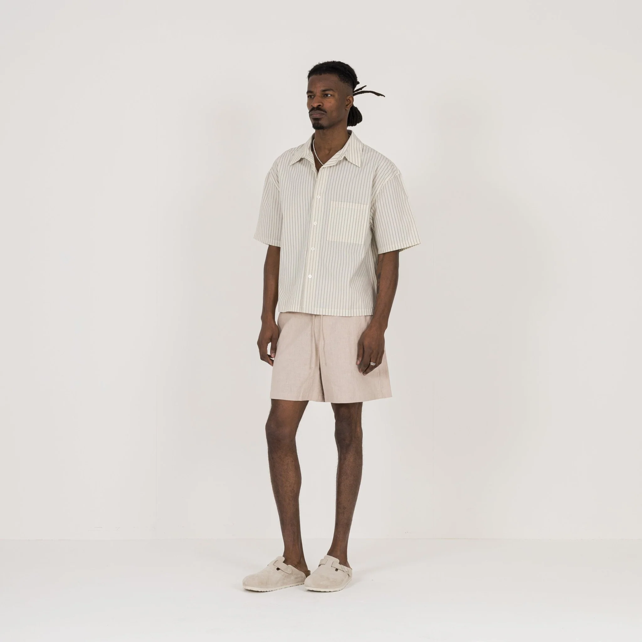 Linen Short - Ecru - Image 5