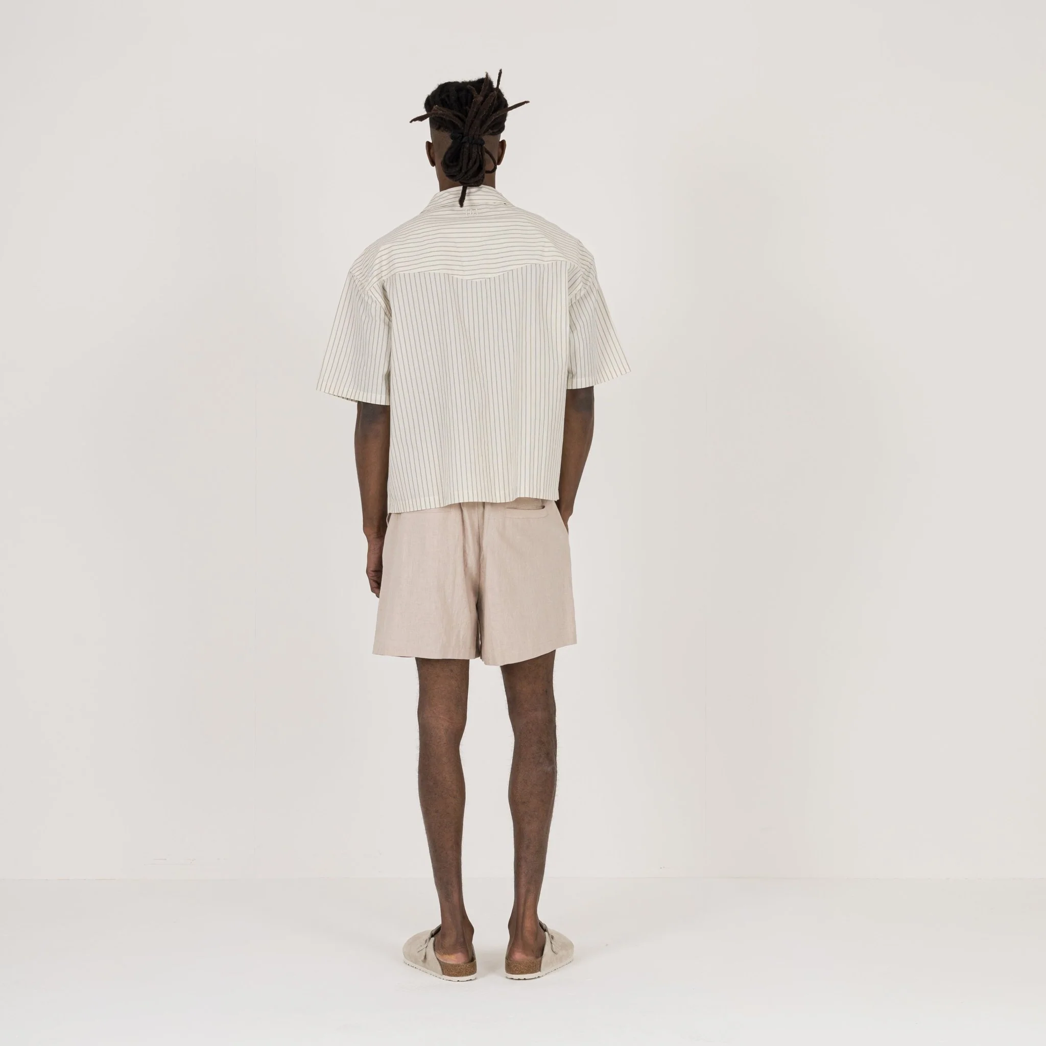 Linen Short - Ecru - Image 7