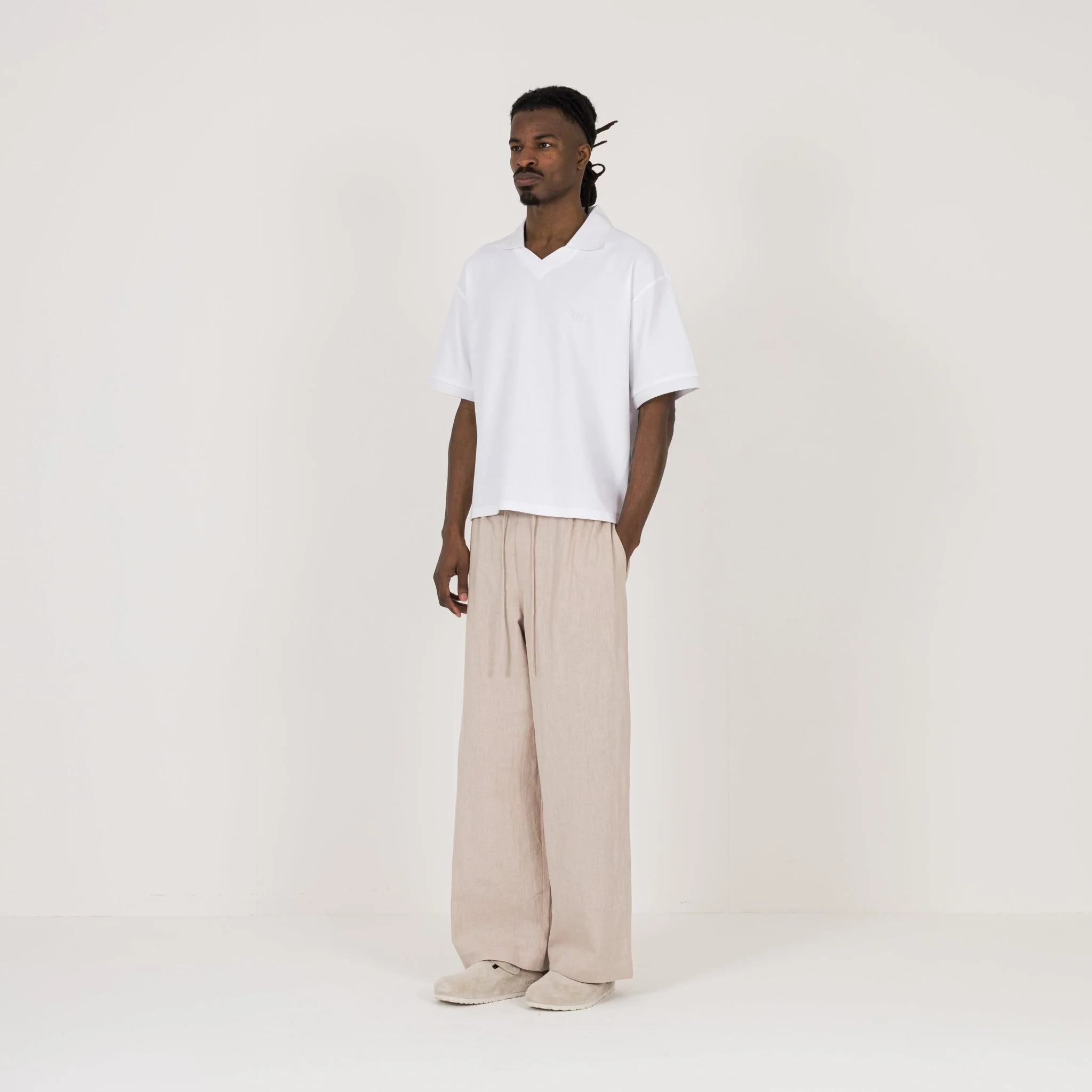 Linen Trouser - Ecru - Image 5