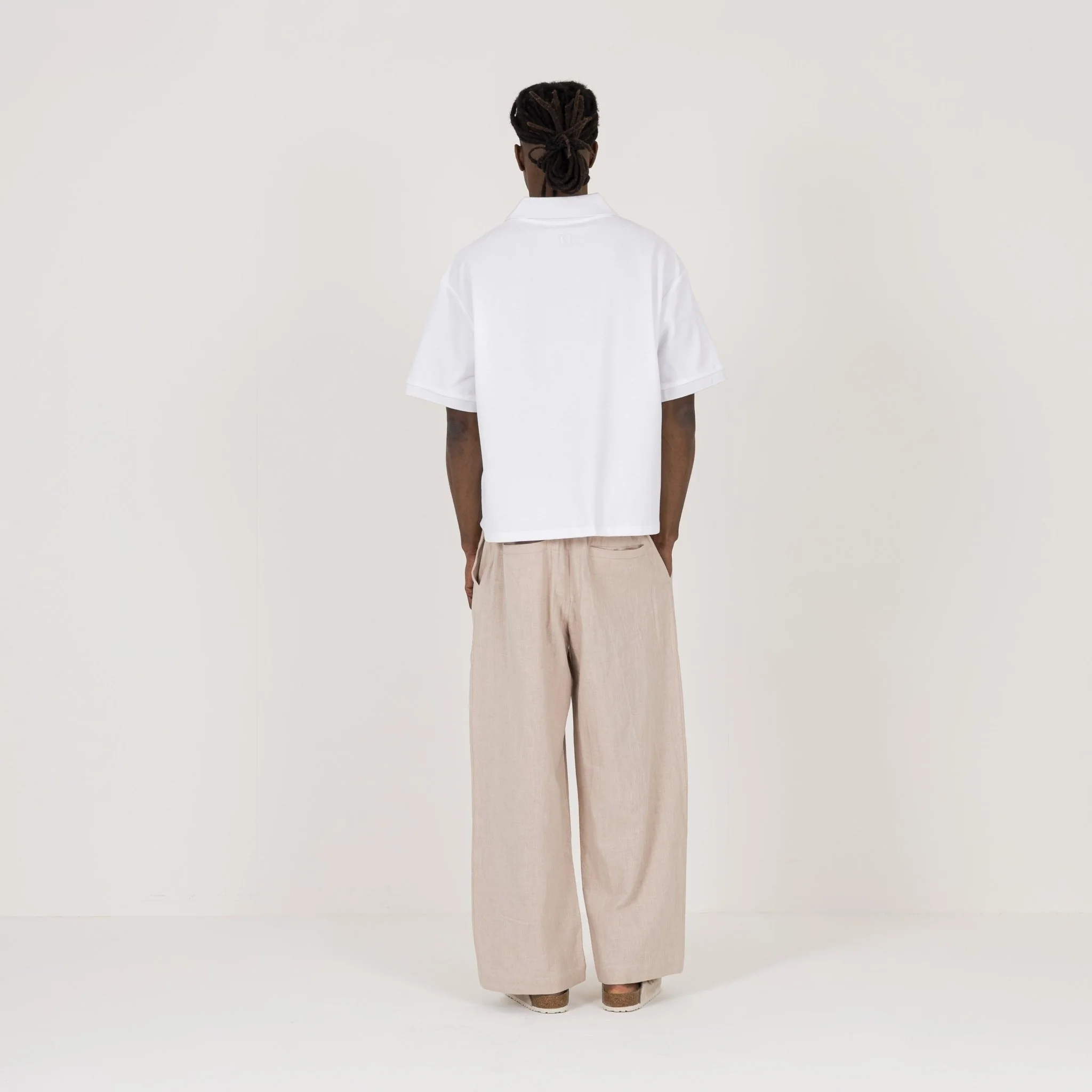 Linen Trouser - Ecru - Image 7
