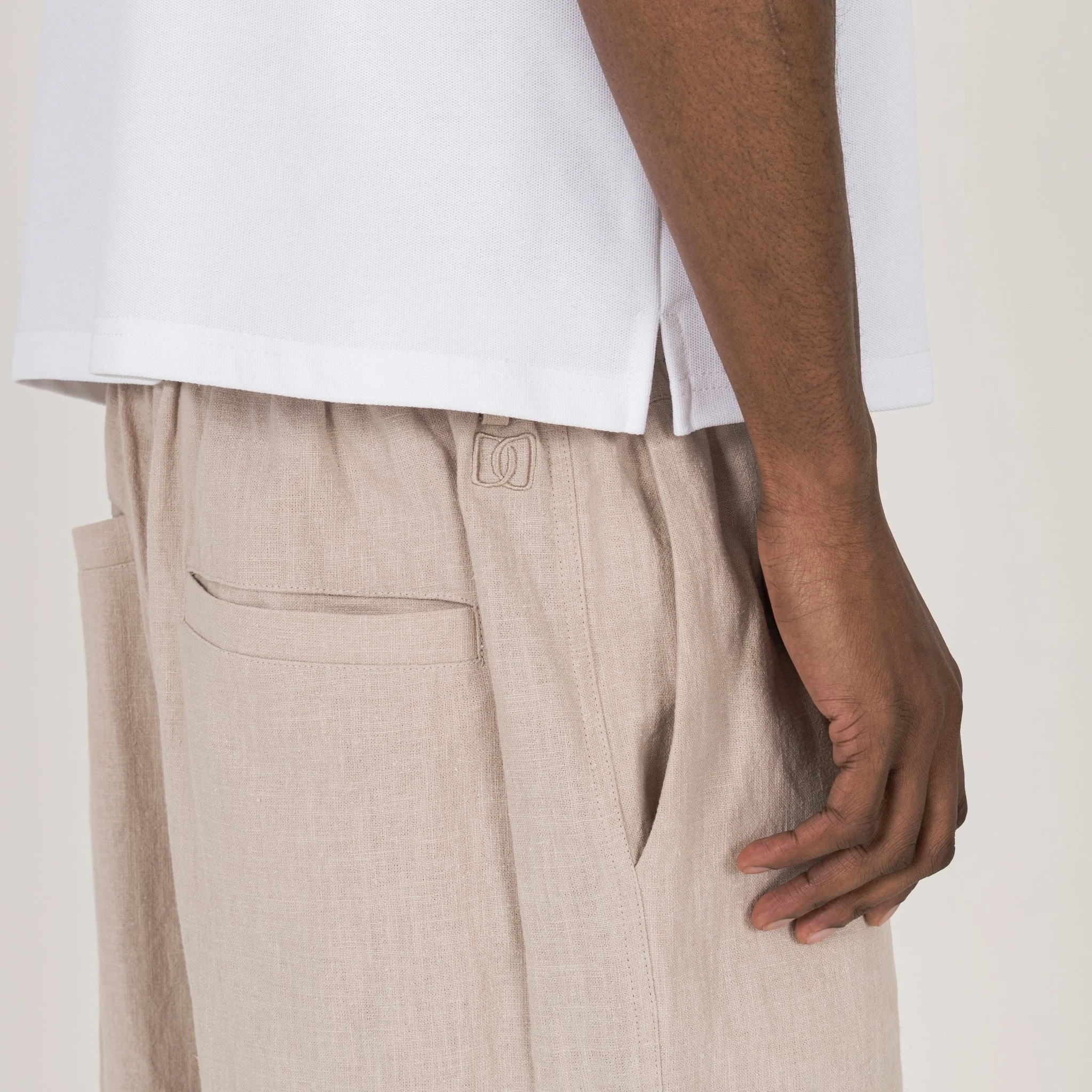 Linen Trouser - Ecru - Image 8
