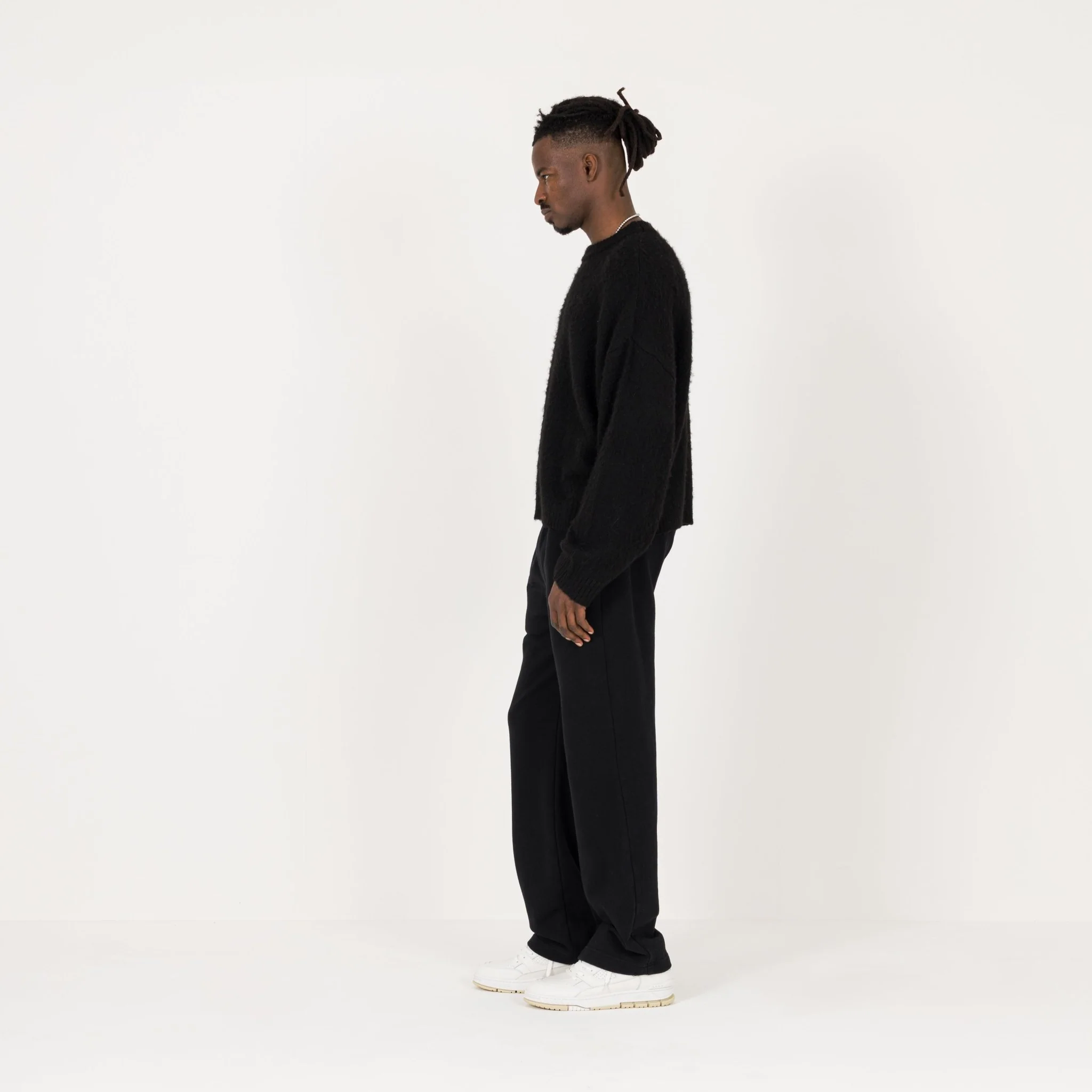 Mohair Sweatshirt - Black - Image 6