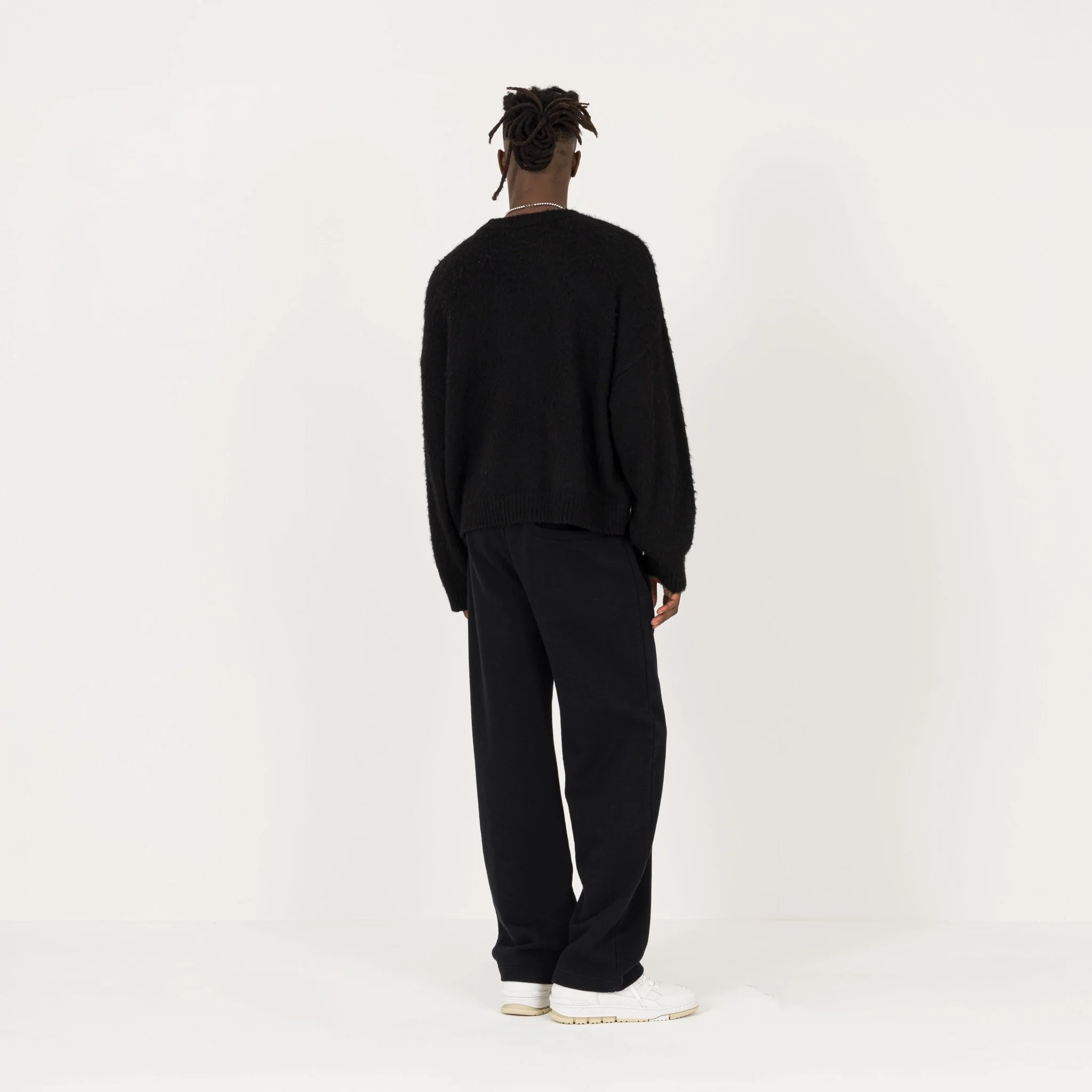 Mohair Sweatshirt - Black - Image 7