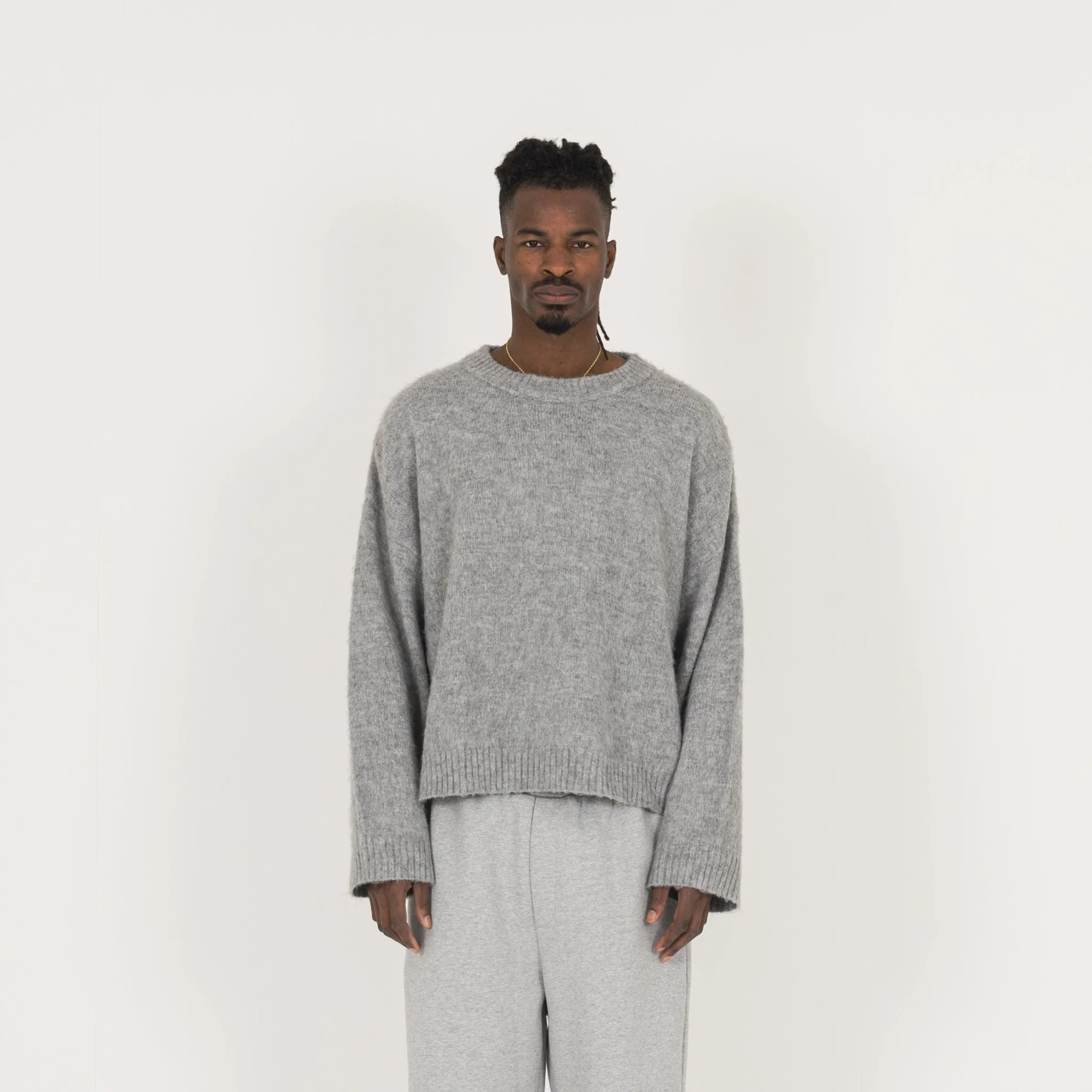 Mohair Sweatshirt - Glacial Grey - Image 2