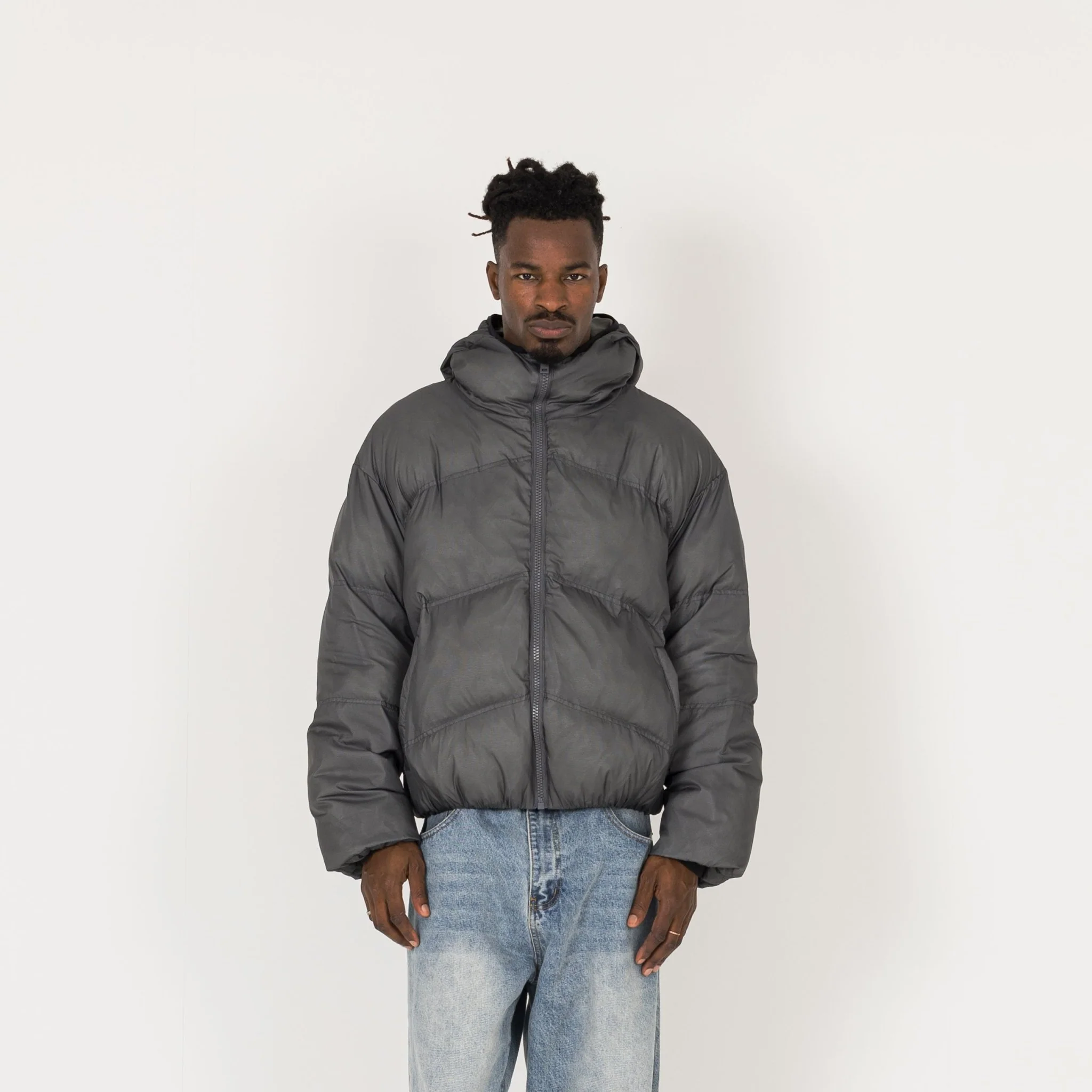 Puffer Jacket - Slate - Image 2