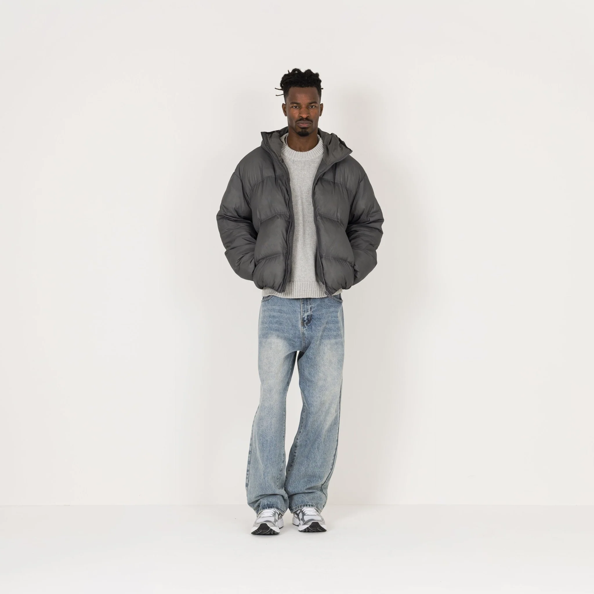 Puffer Jacket - Slate - Image 8