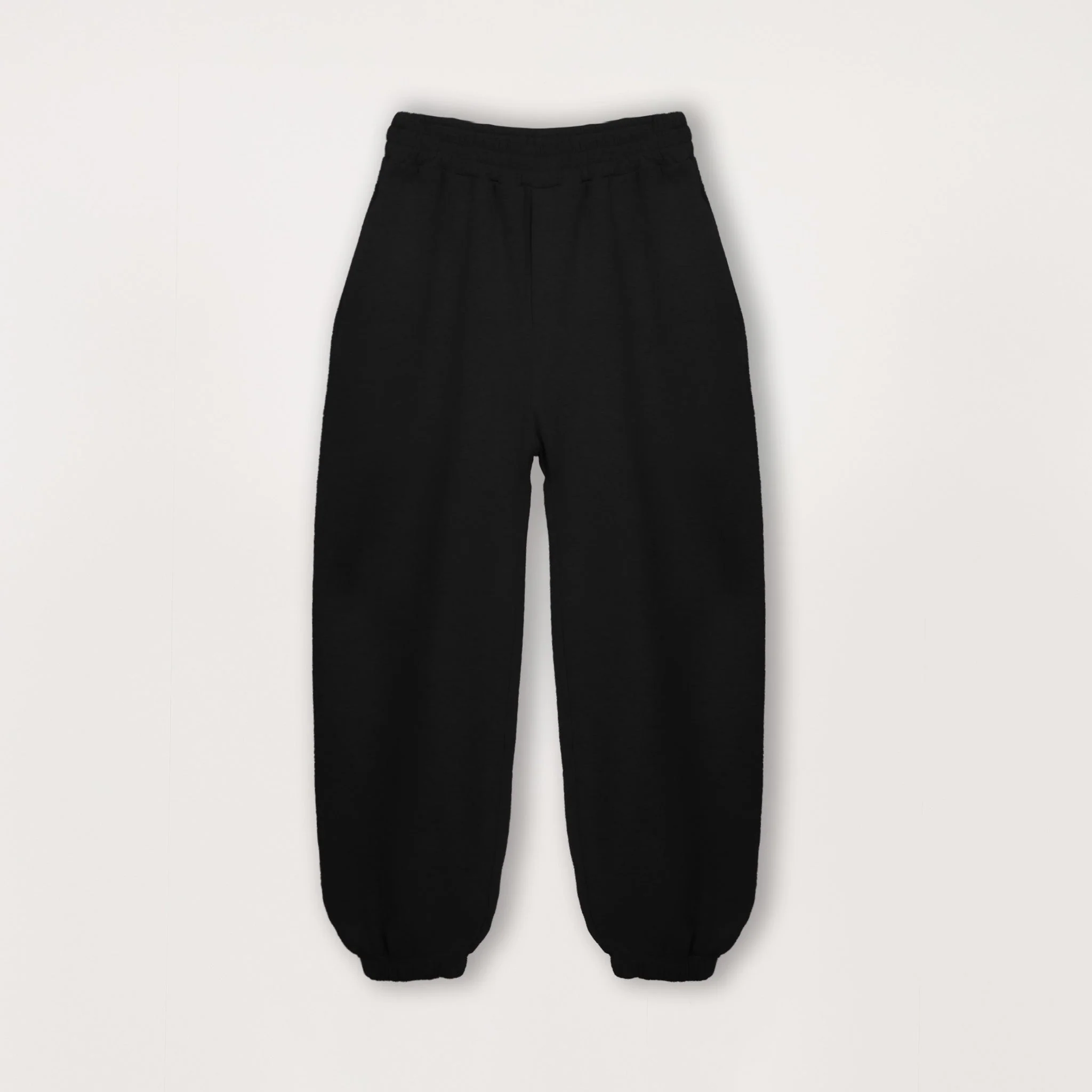 Relaxed Cuffed Sweatpant - Black