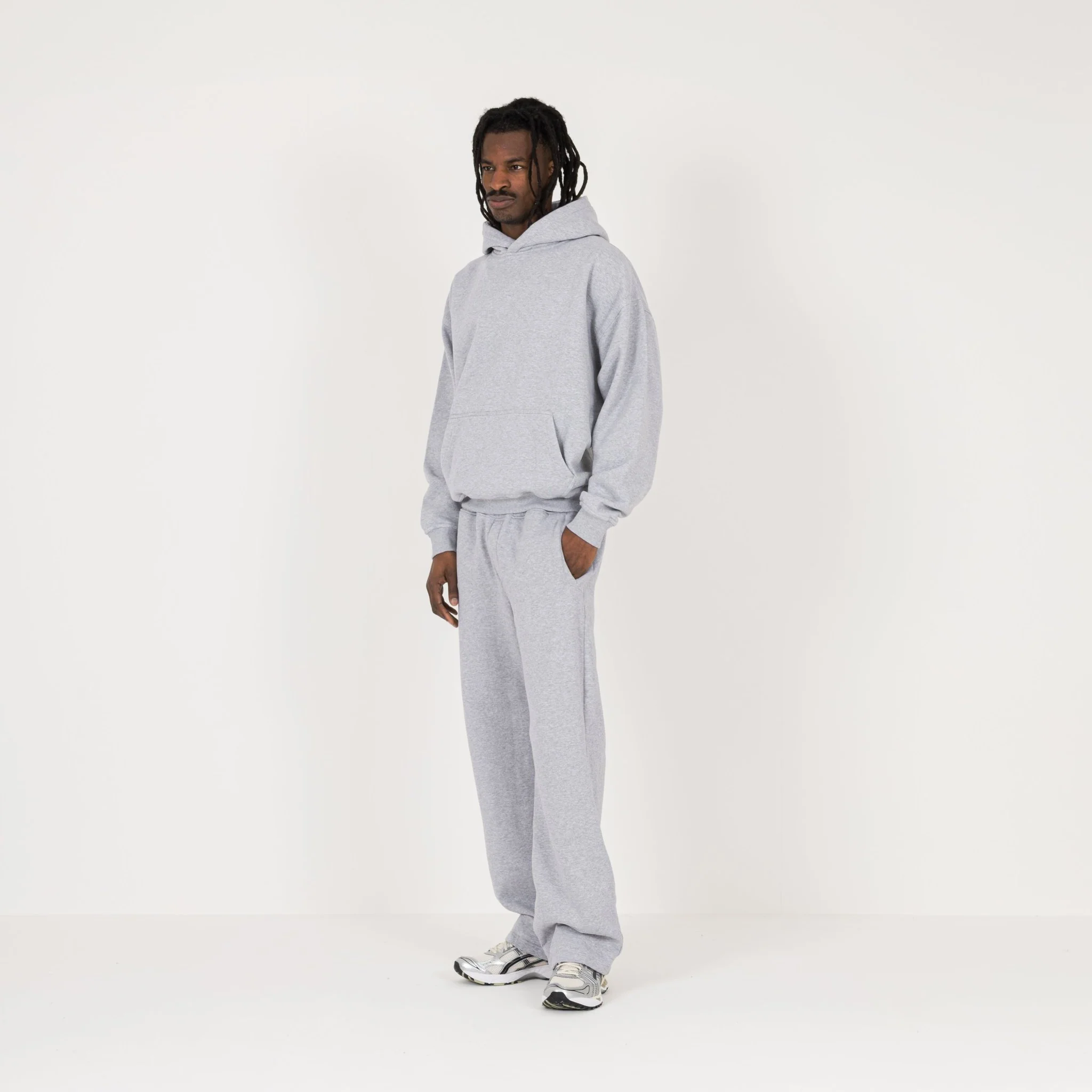 Relaxed Sweatpant - Light Marl Grey - Image 5