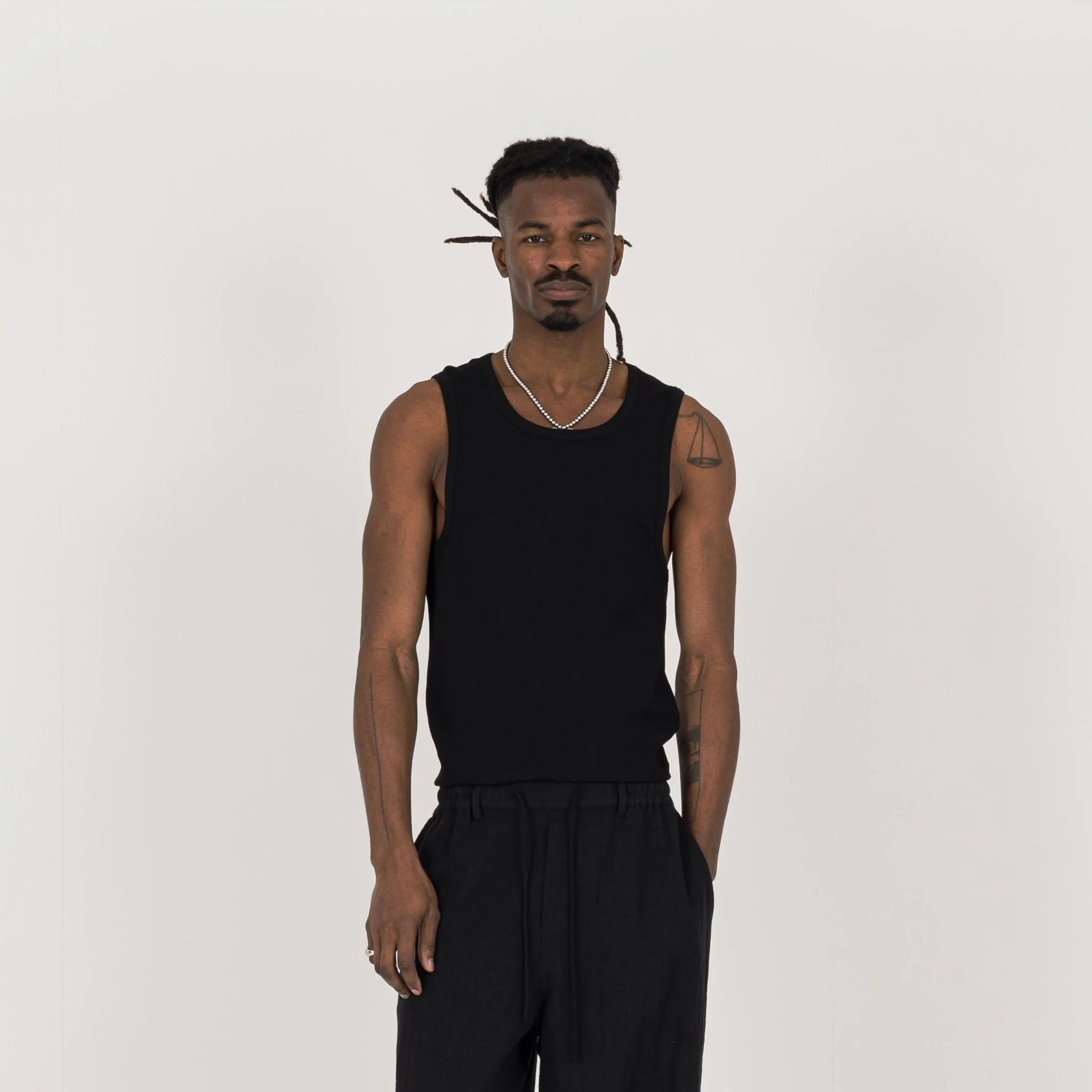 Rib Tank - Black - Image 2