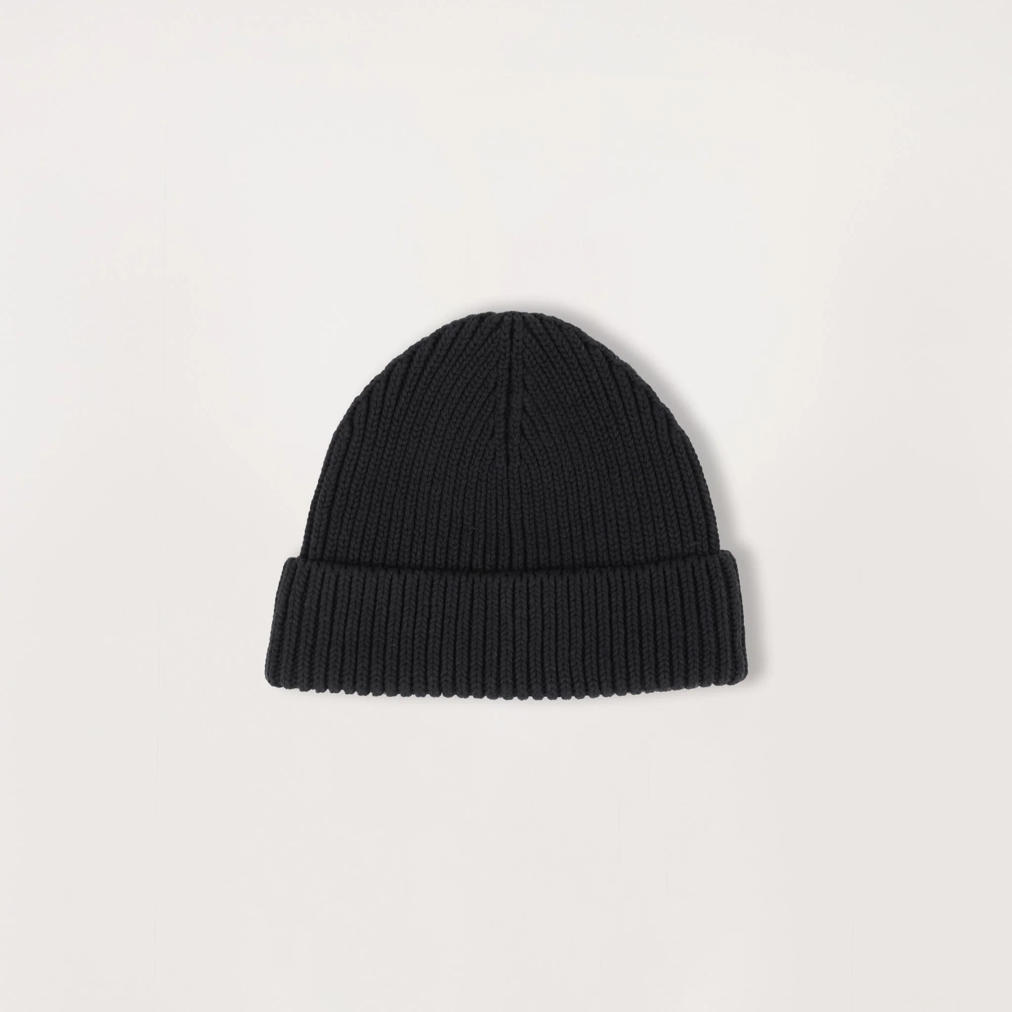 Ribbed Beanie - Black