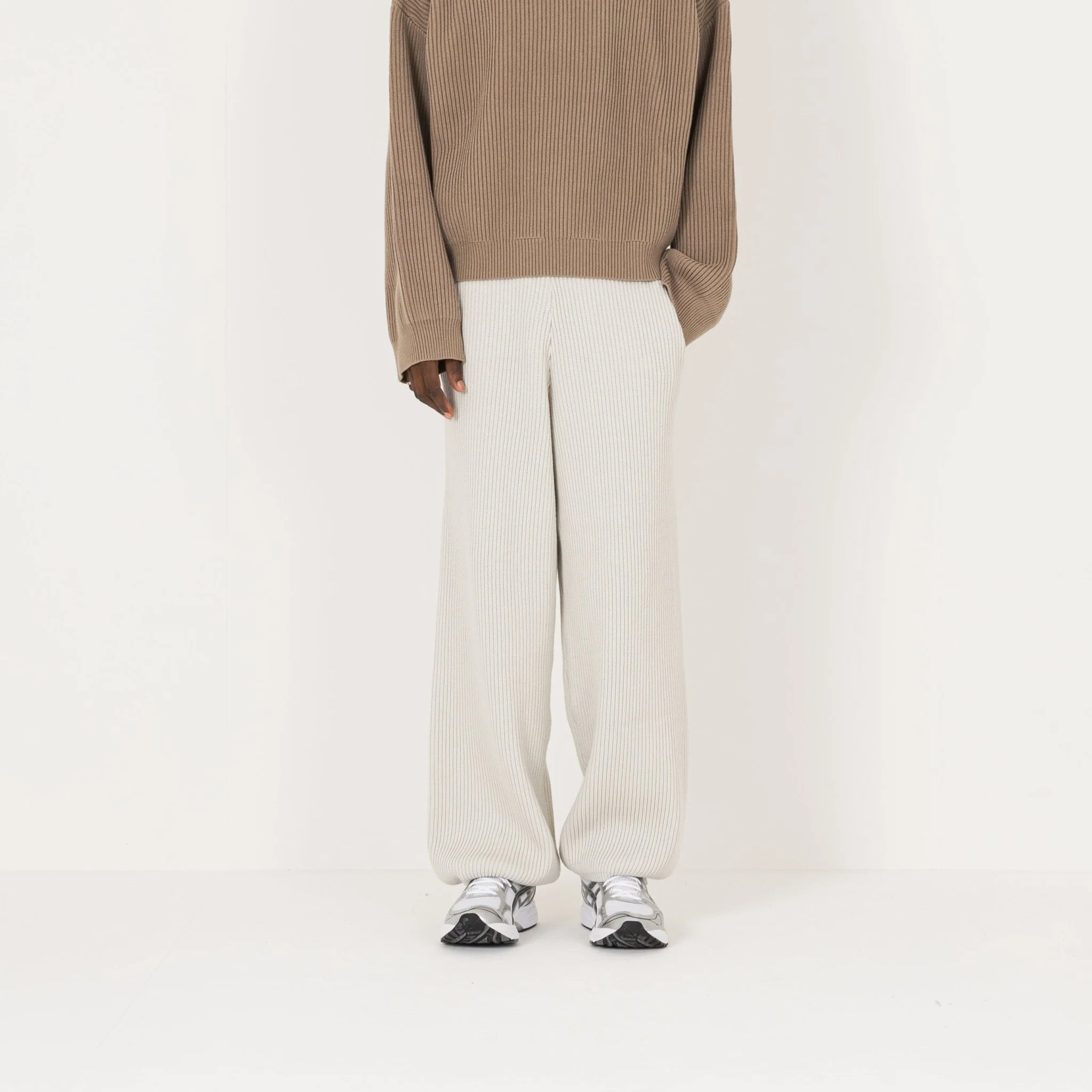 Ribbed Sweatpant - Oat - Image 2