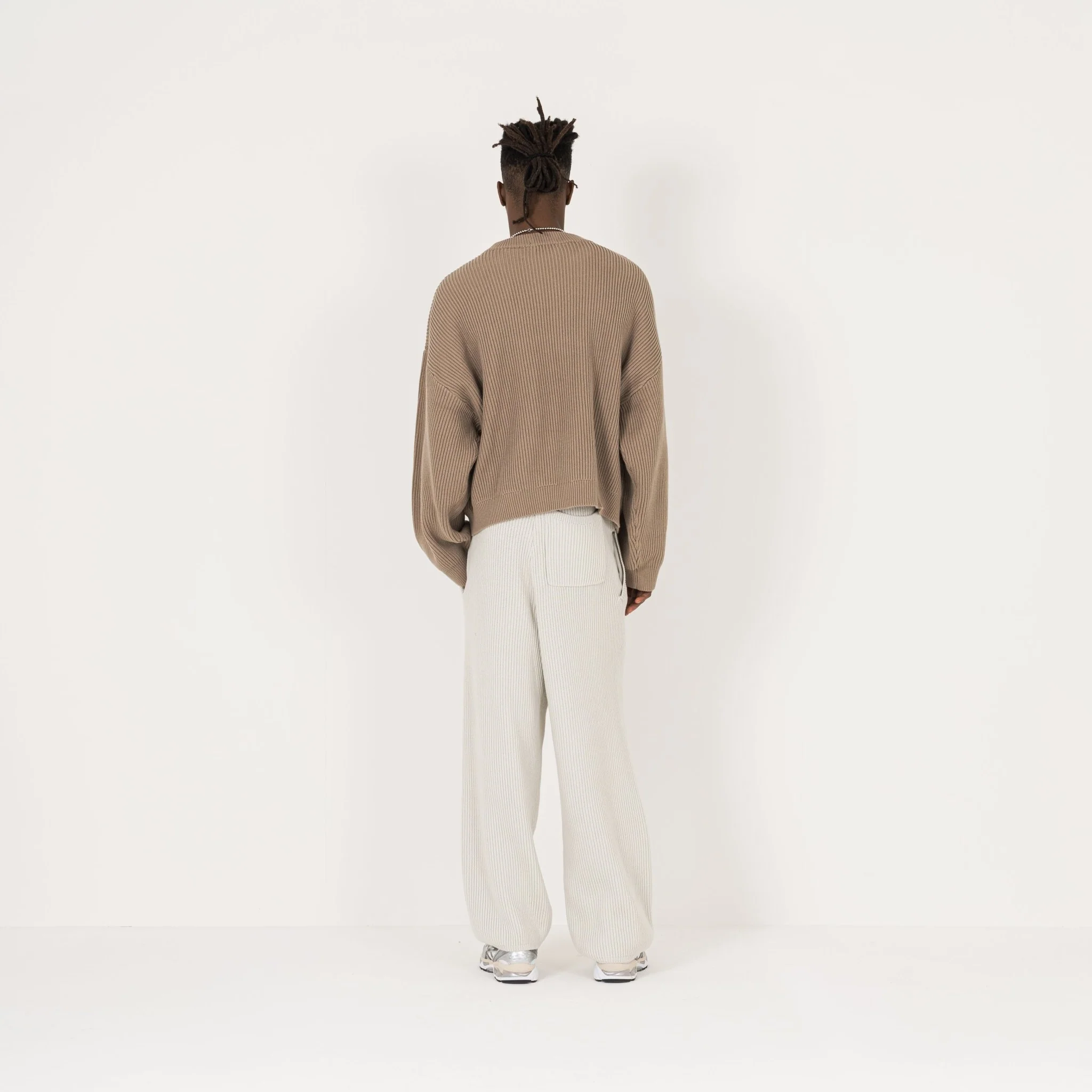Ribbed Sweatpant - Oat - Image 7