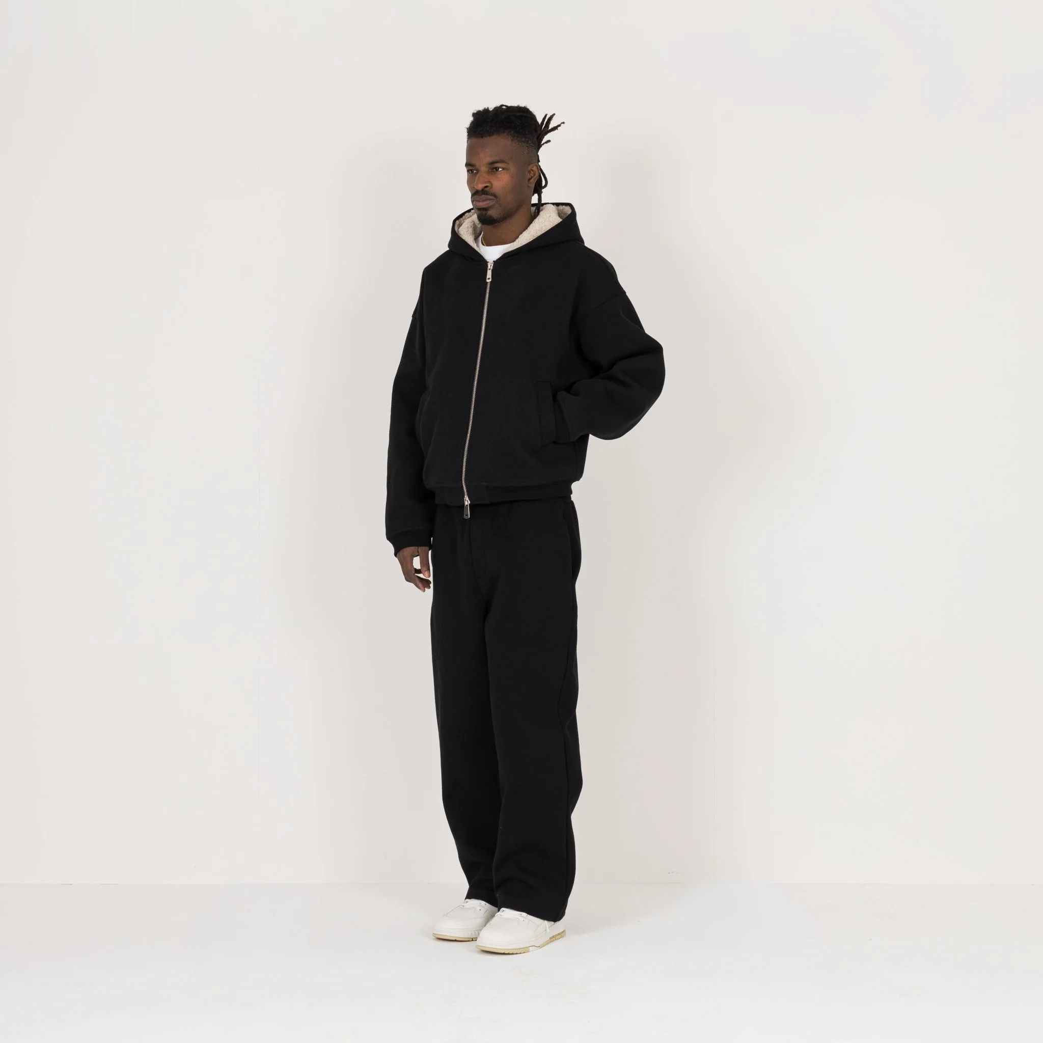 Sculpt Fleece Jacket - Carbon Black - Image 5