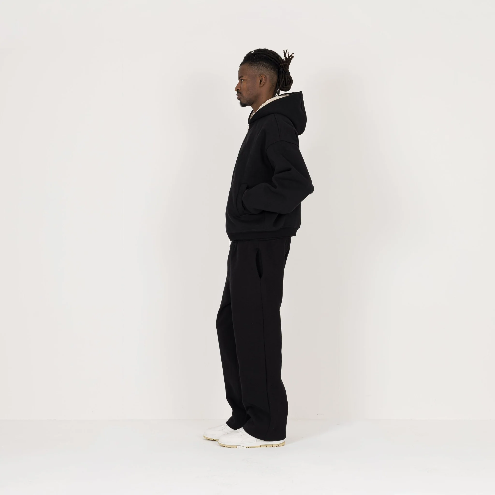 Sculpt Fleece Jacket - Carbon Black - Image 6
