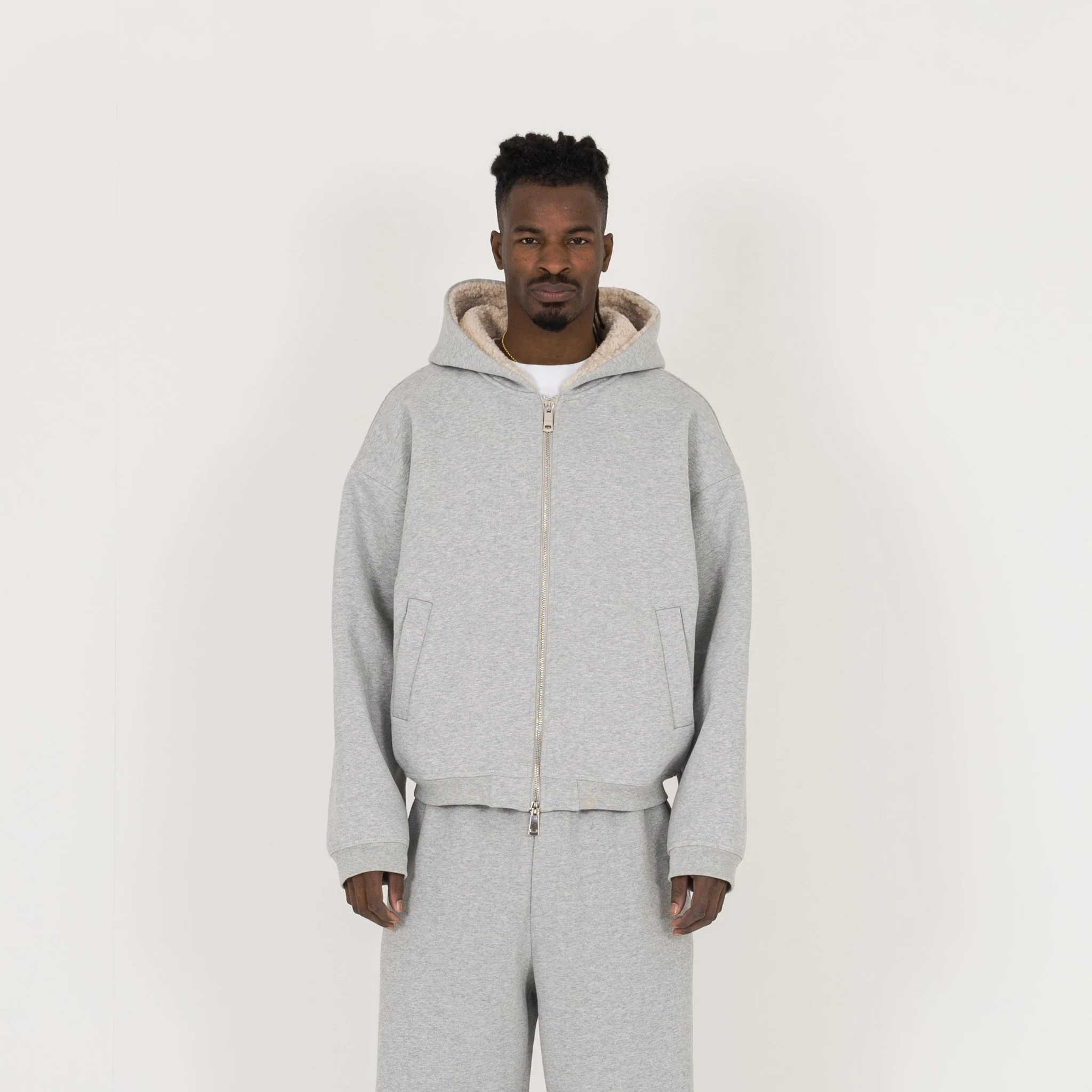 Sculpt Fleece Jacket - Slate Marl - Image 2