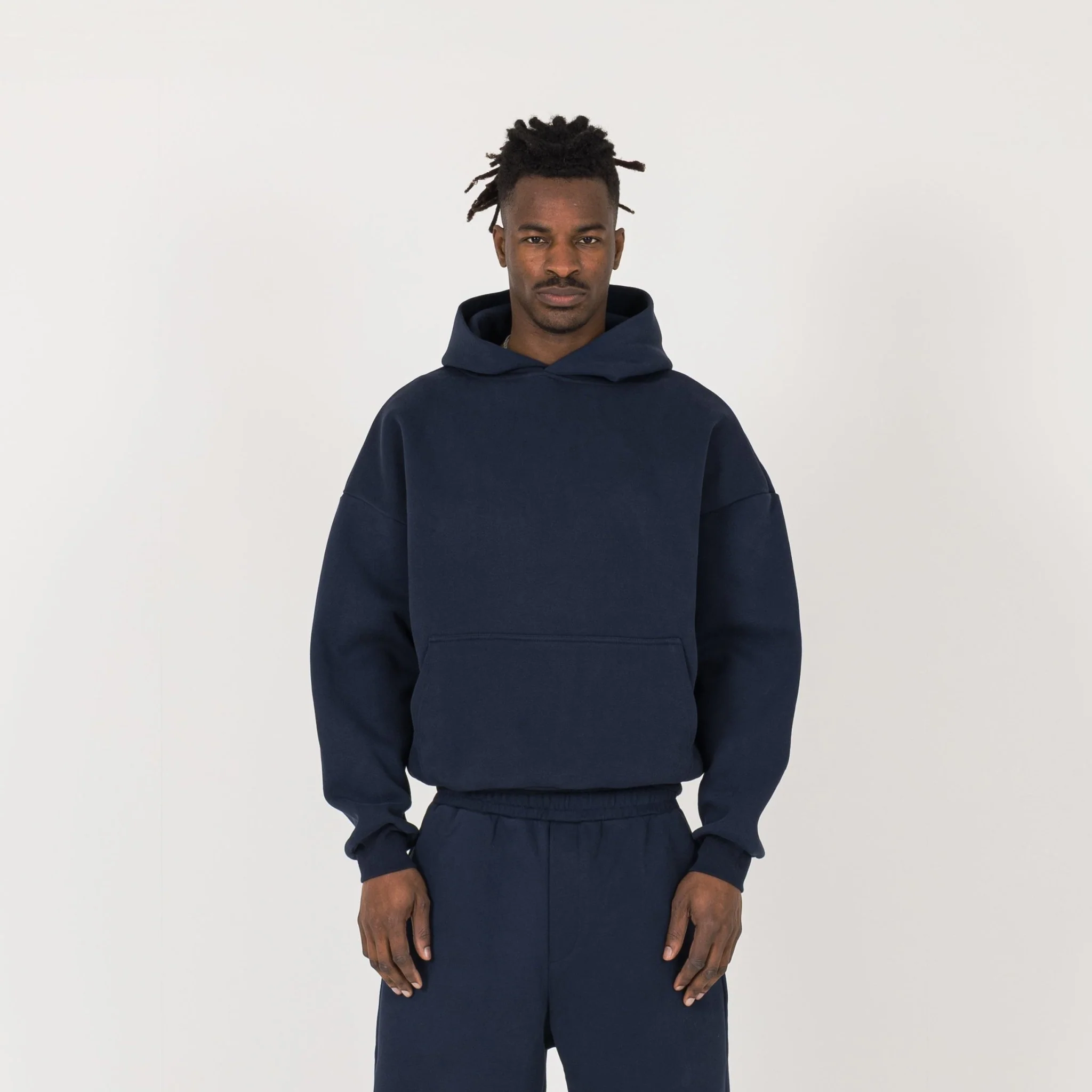 Sculpt Hoodie - Midnight Blue - Image 2