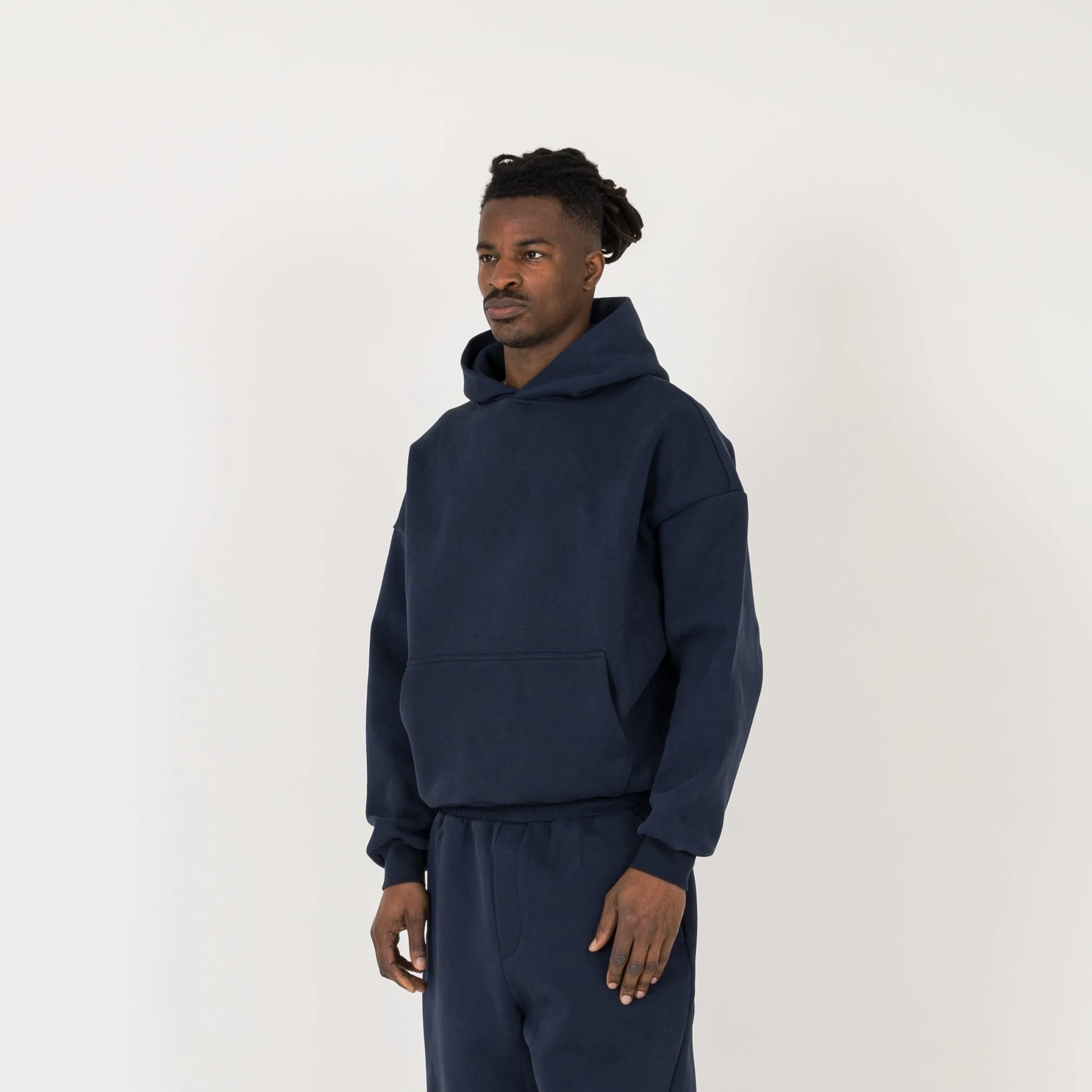 Sculpt Hoodie - Midnight Blue - Image 3