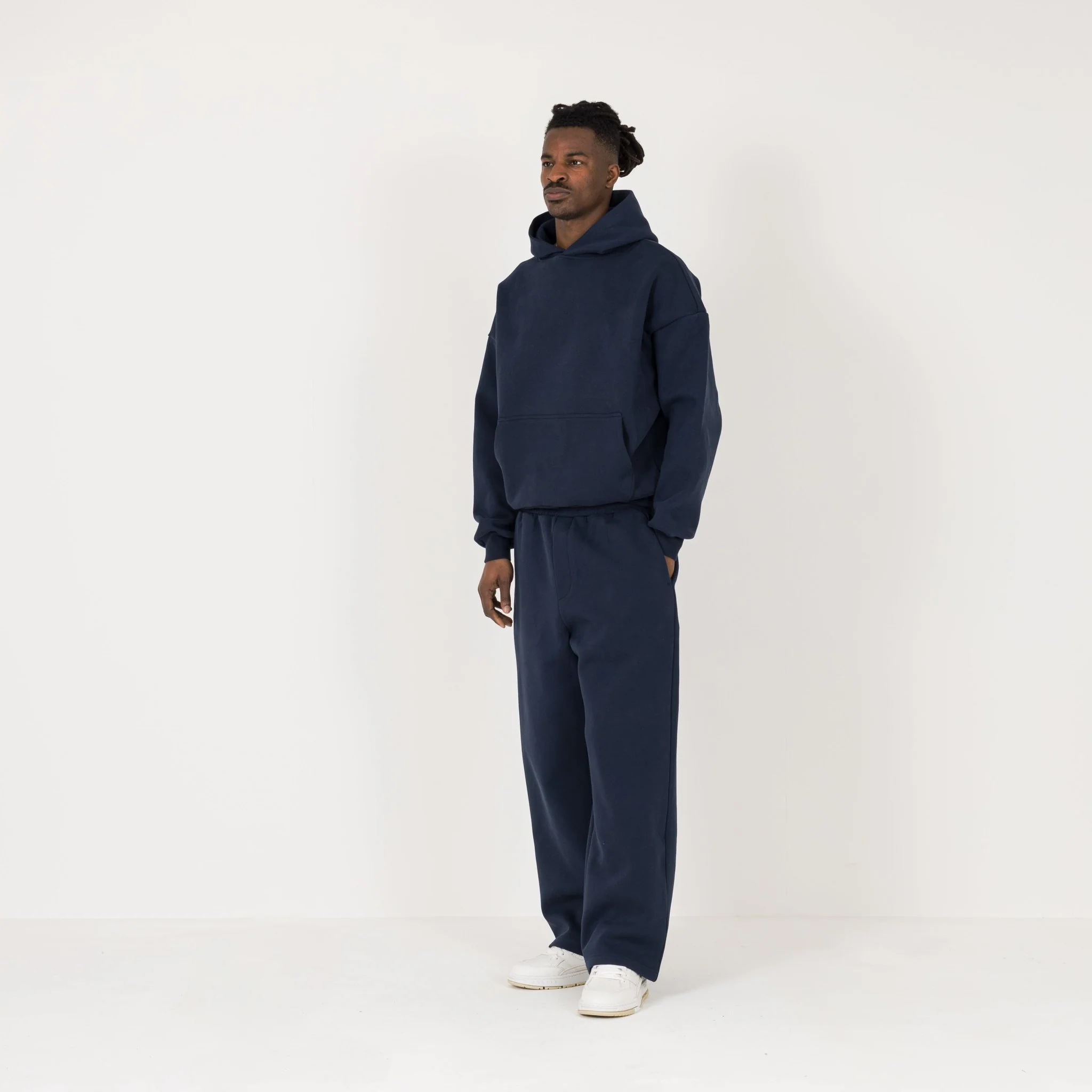 Sculpt Hoodie - Midnight Blue - Image 5