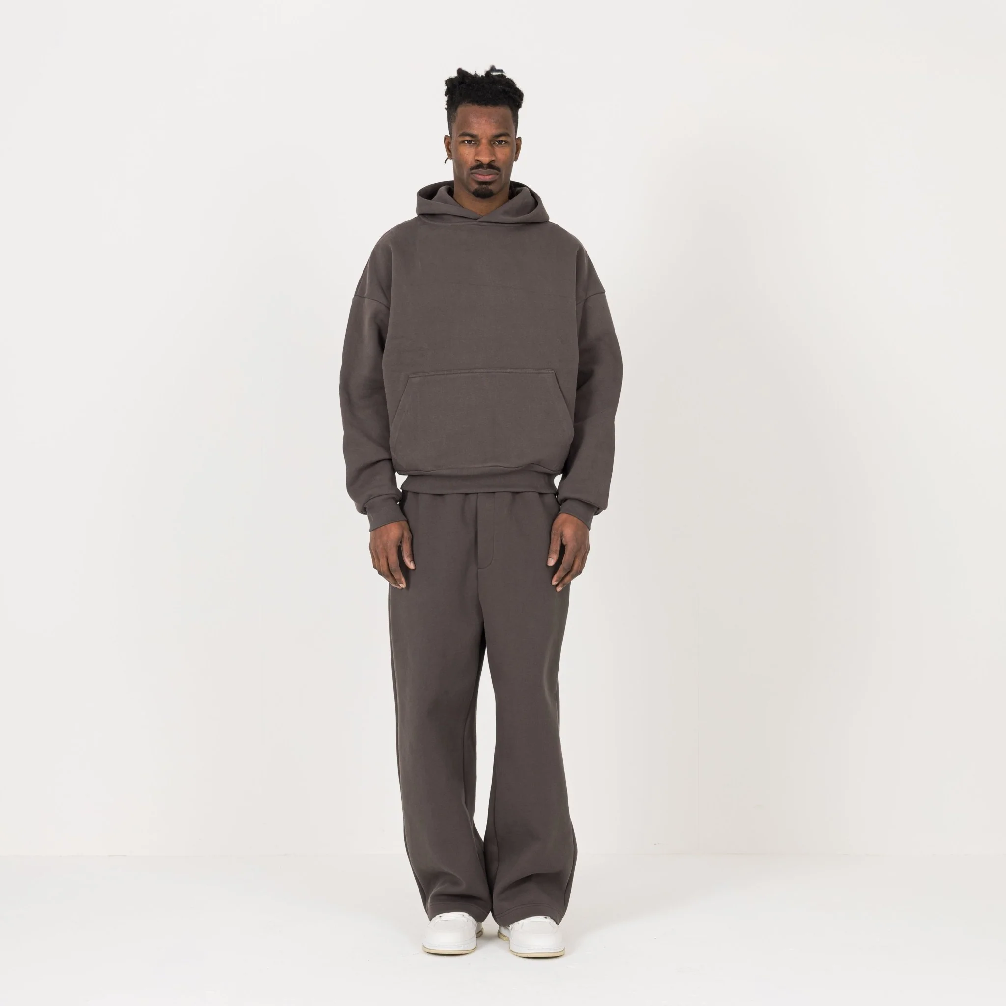 Sculpt Hoodie - Moor Brown - Image 4