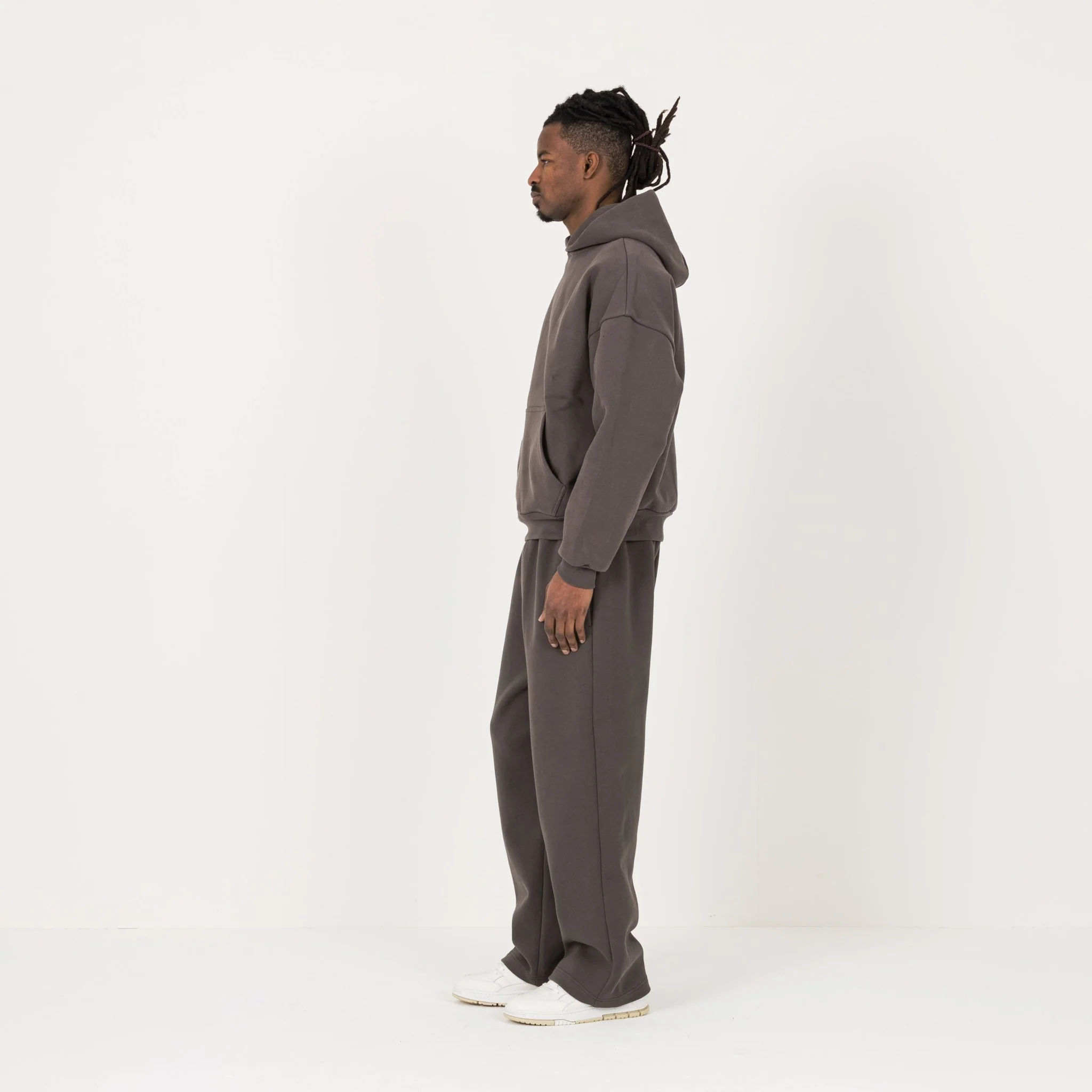 Sculpt Hoodie - Moor Brown - Image 6