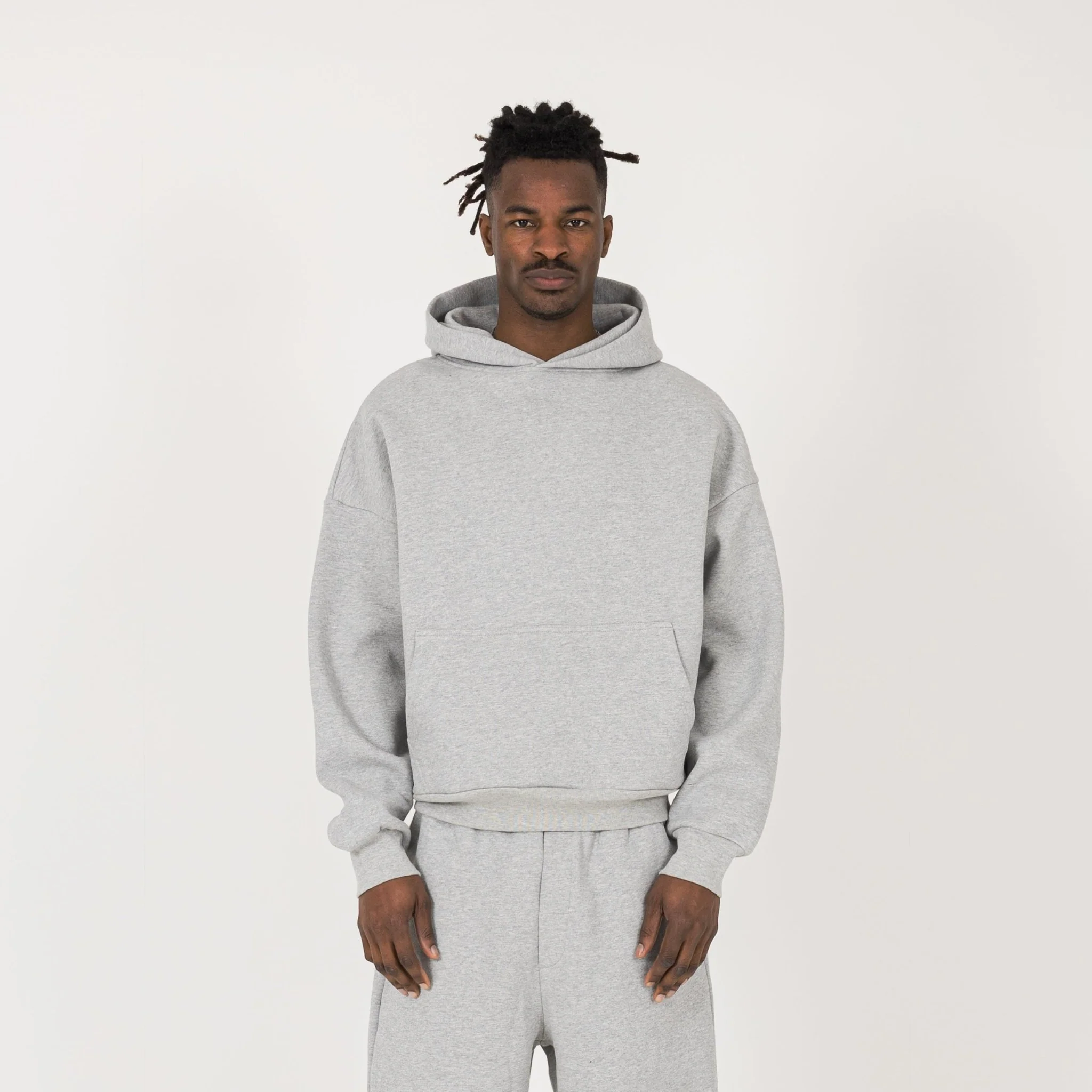 Sculpt Hoodie - Slate Marl - Image 2