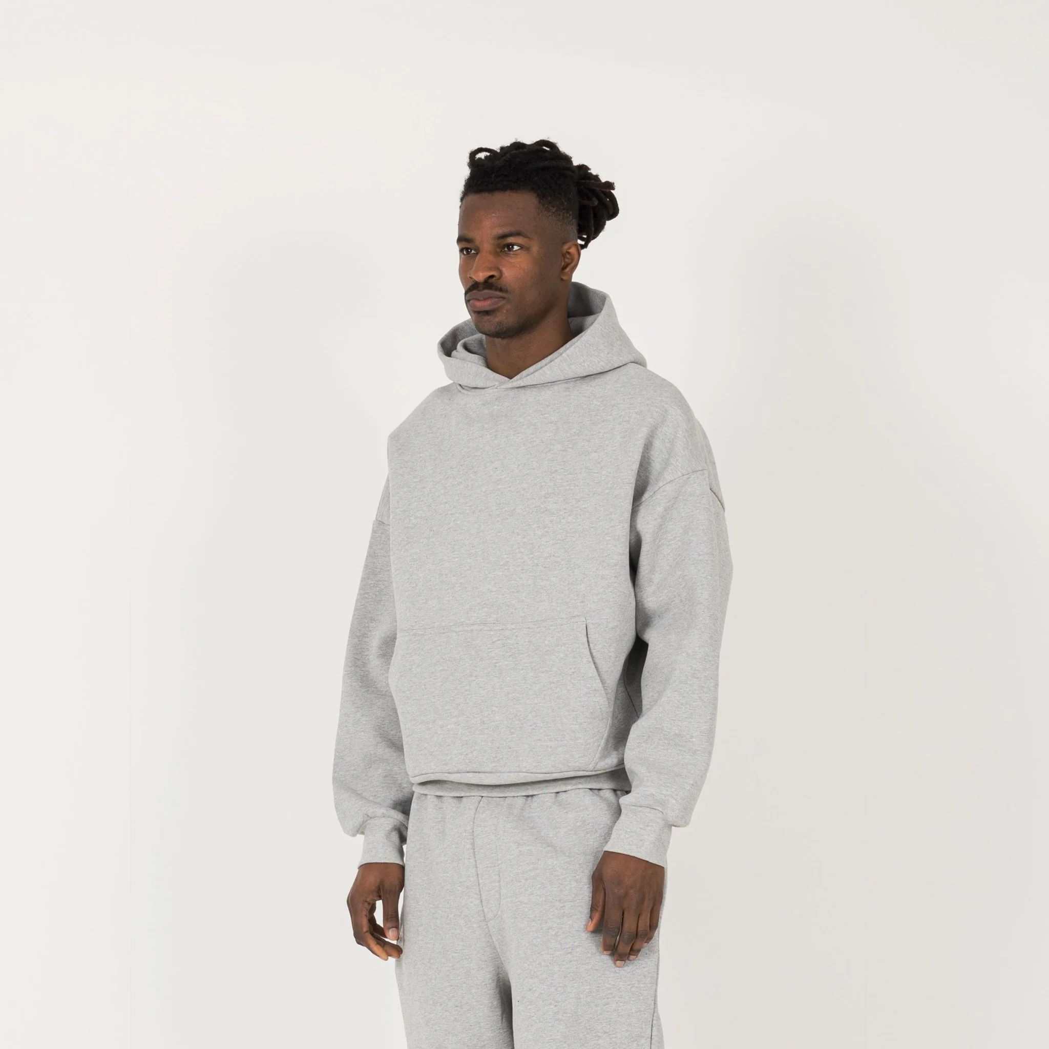 Sculpt Hoodie - Slate Marl - Image 3