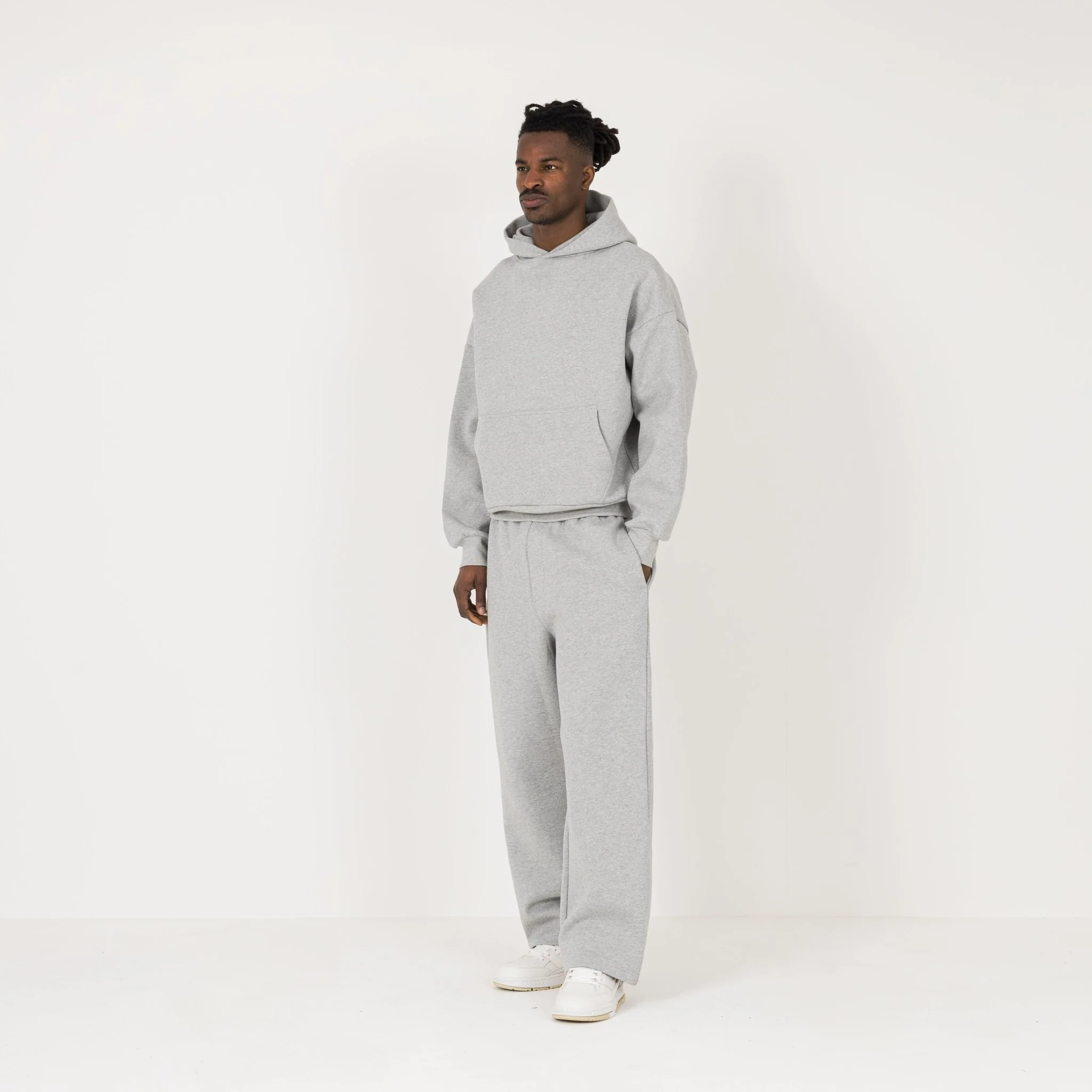 Sculpt Hoodie - Slate Marl - Image 5