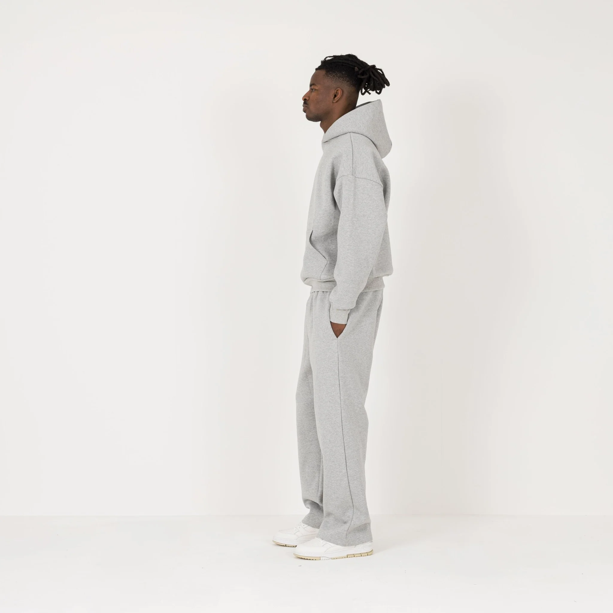 Sculpt Hoodie - Slate Marl - Image 6
