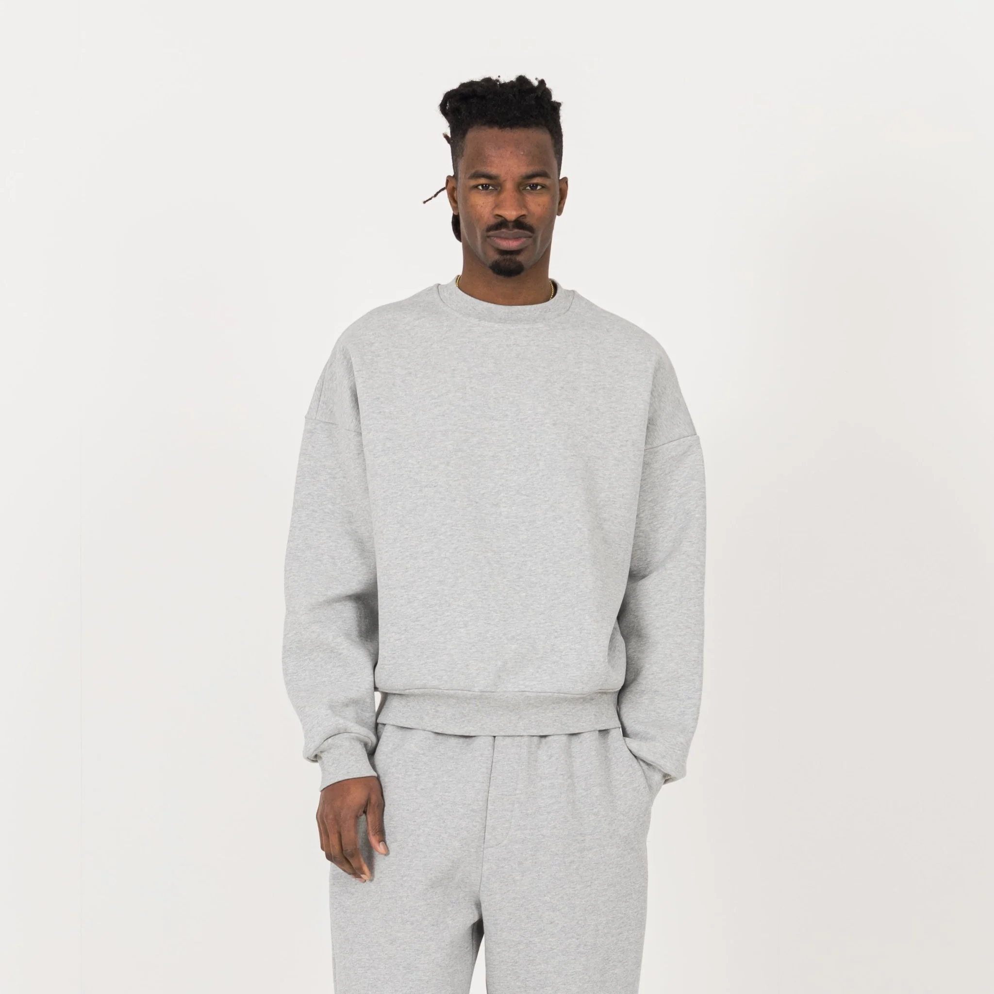 Sculpt Sweatshirt - Slate Marl - Image 2