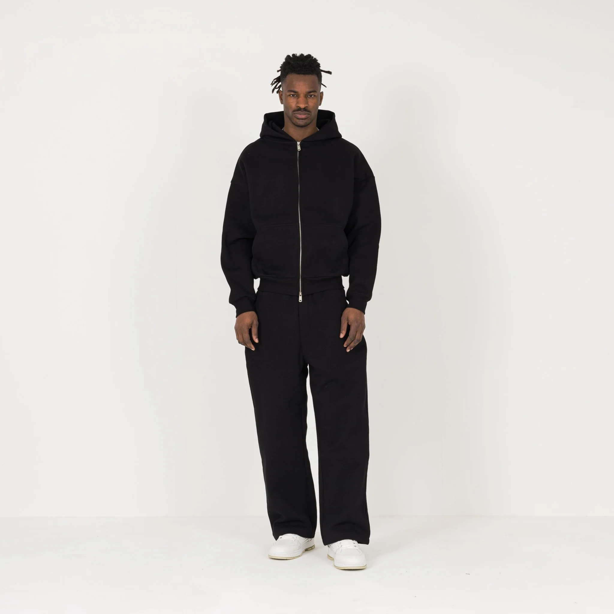 Sculpt Zip Hoodie - Carbon Black - Image 4