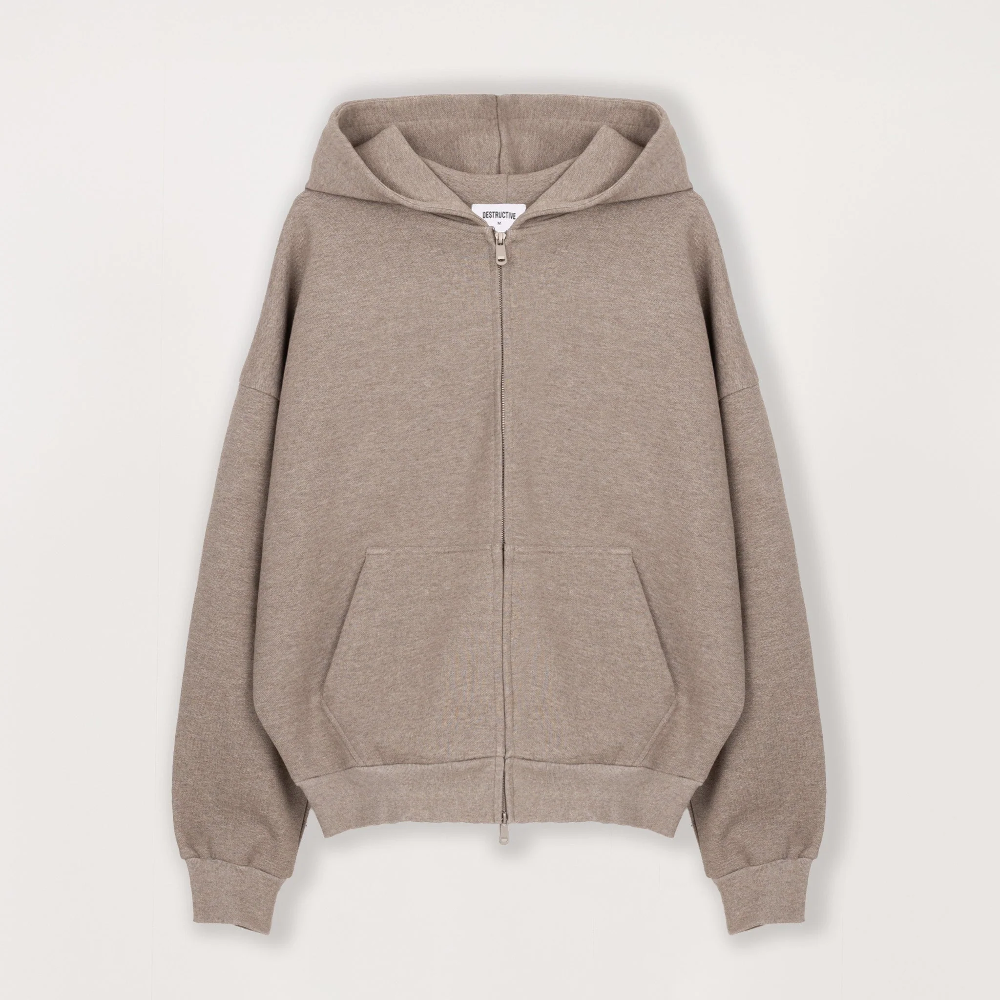 Sculpt Zip Hoodie - Clay Marl