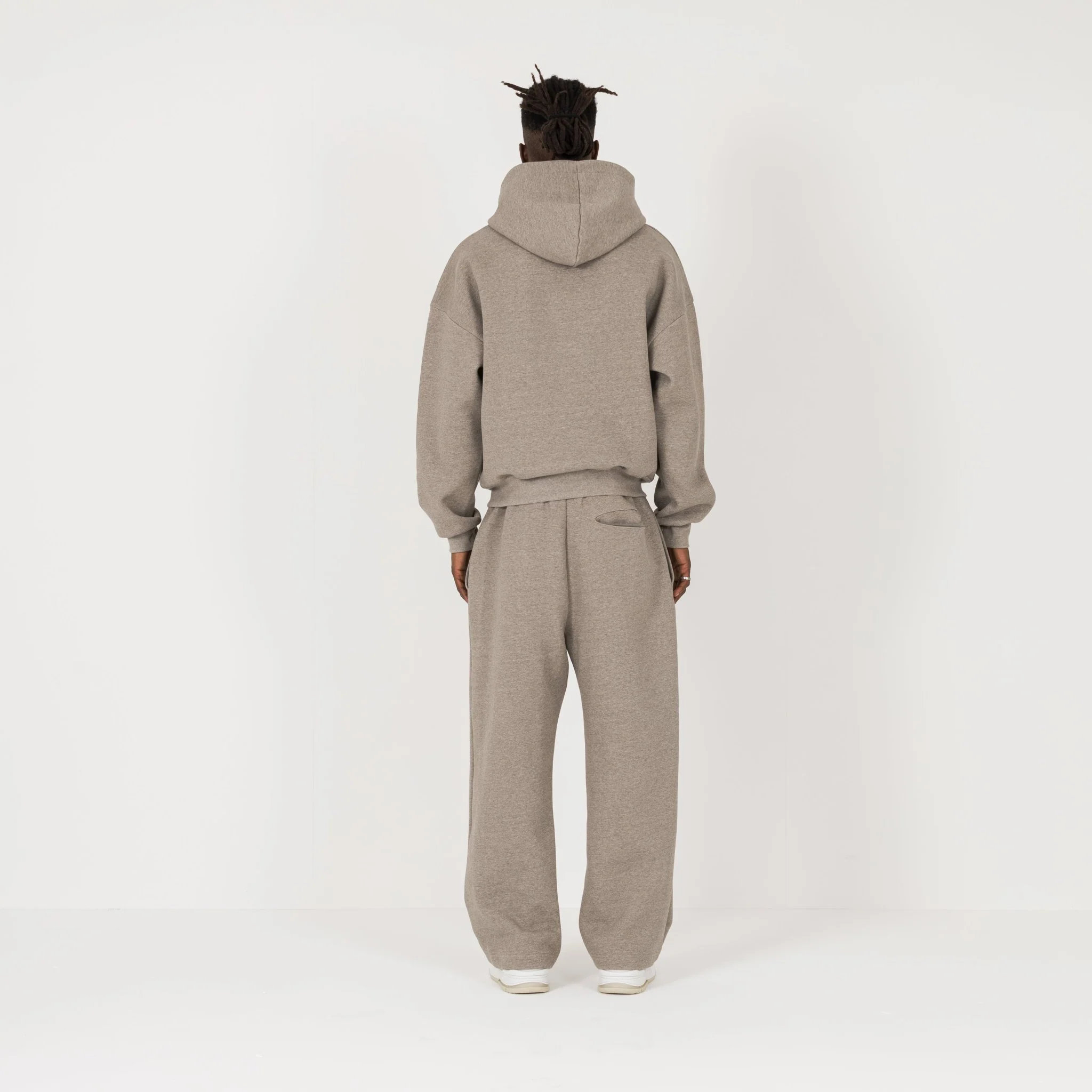 Sculpt Zip Hoodie - Clay Marl - Image 7