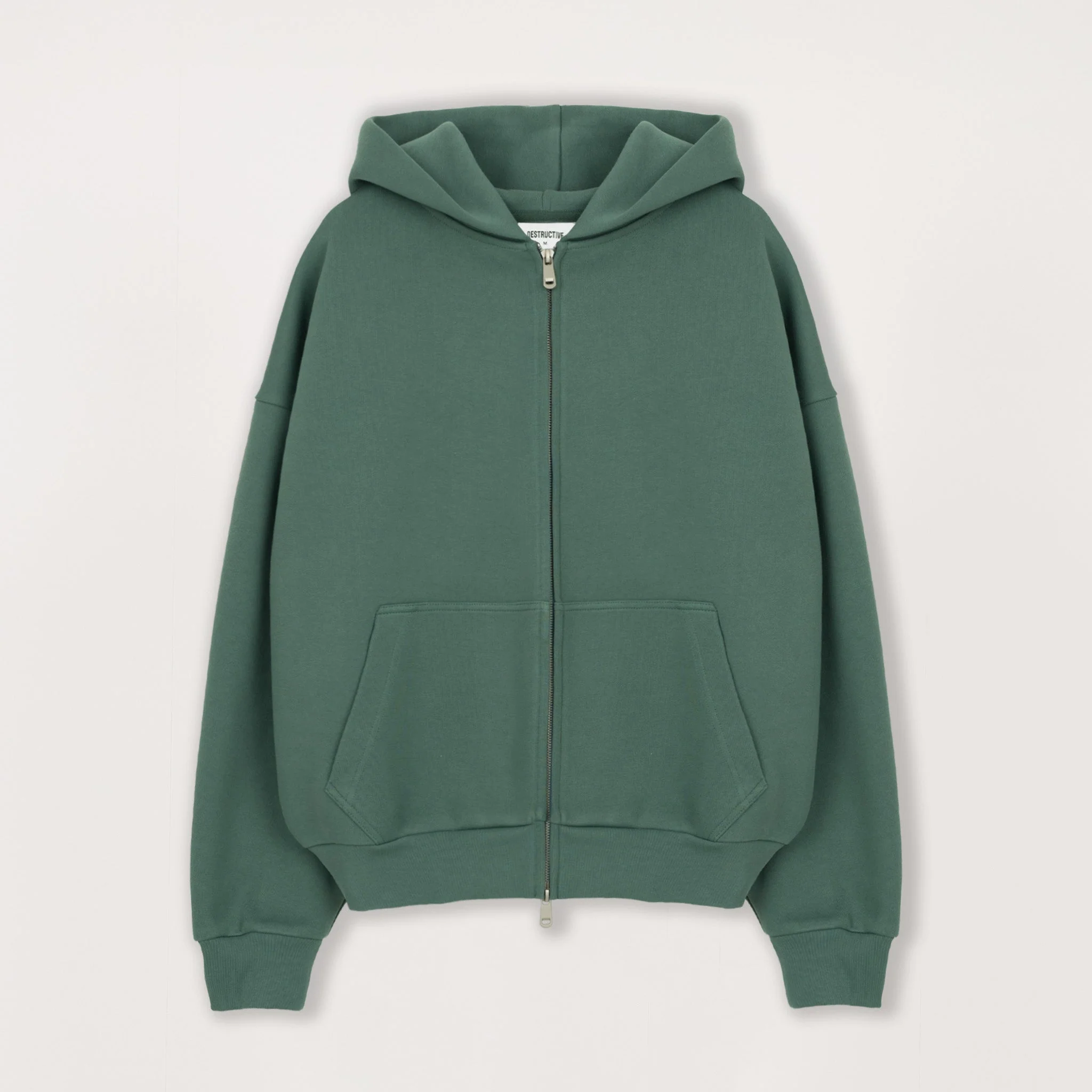 Sculpt Zip Hoodie - Field Green