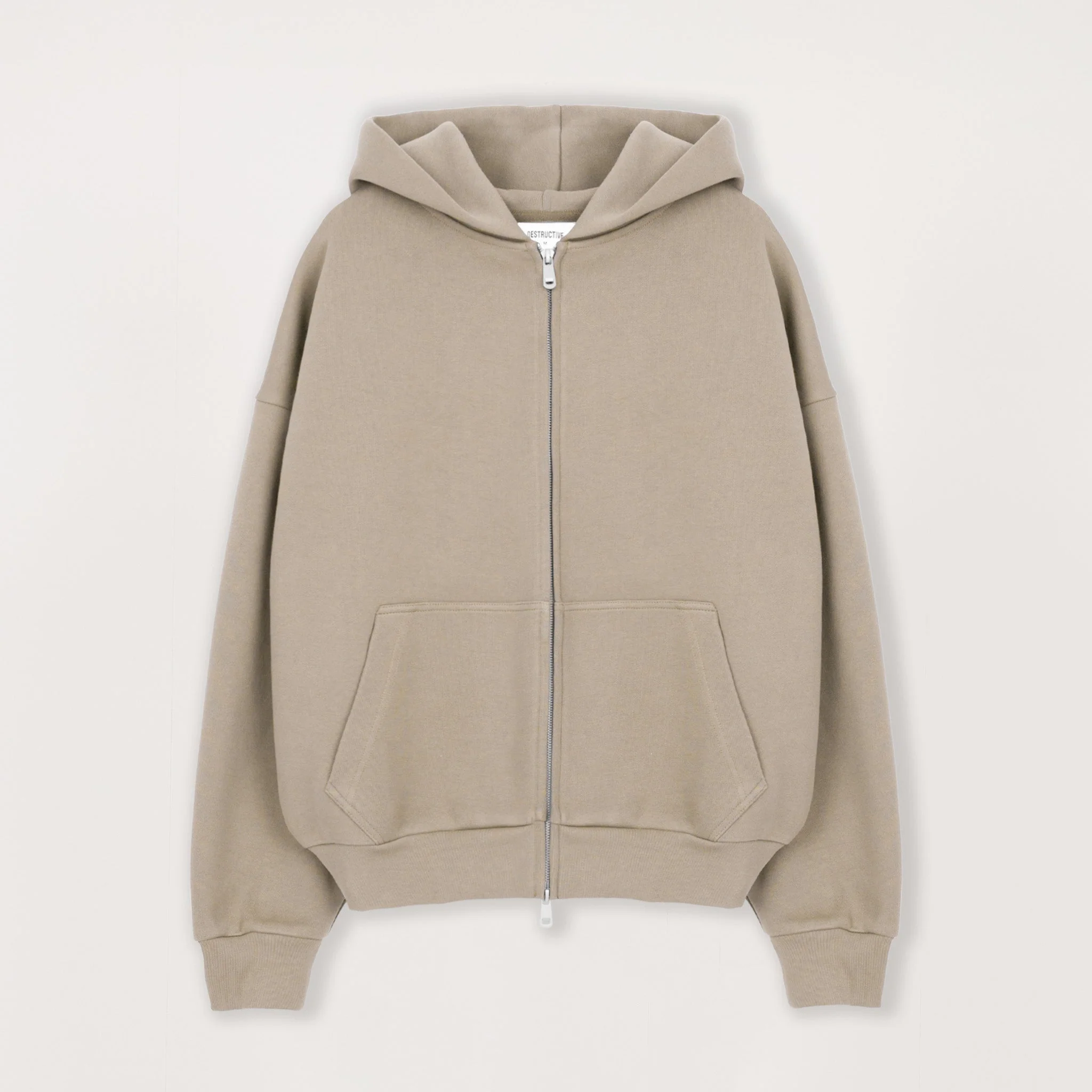 Sculpt Zip Hoodie - Loam Brown