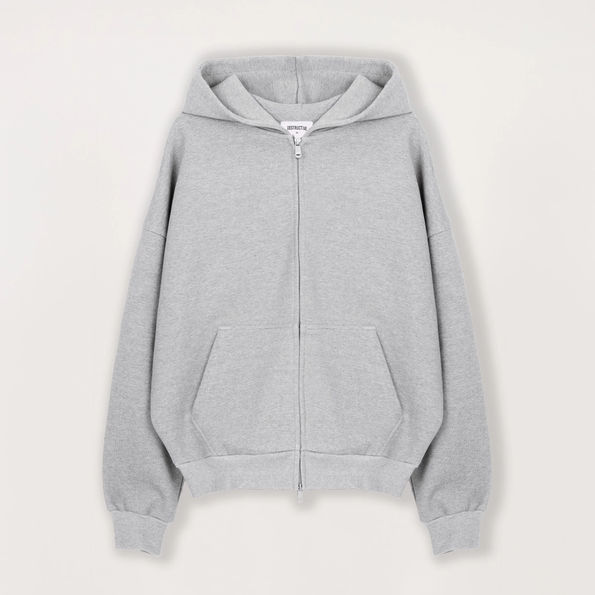 Sculpt Zip Hoodie - Slate Marl