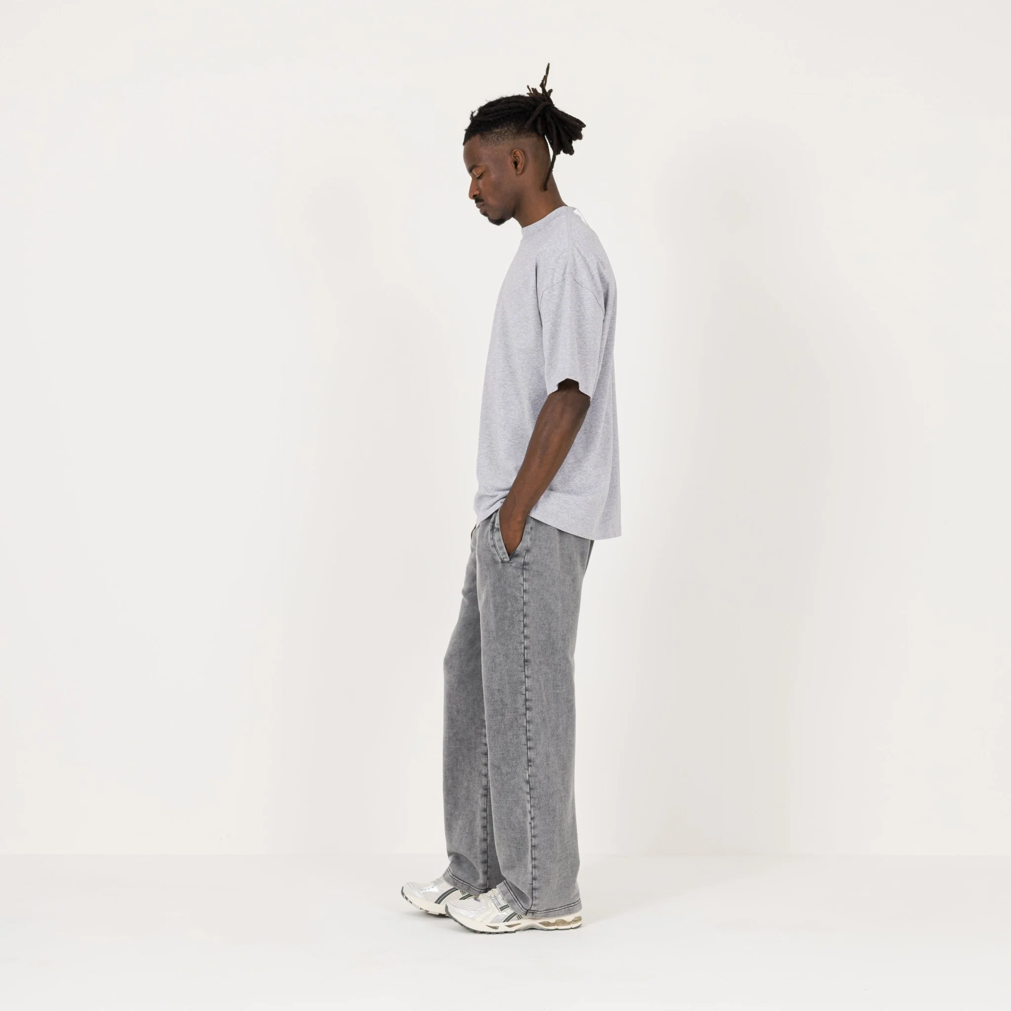 T-Shirt - Light Marl Grey - Image 6